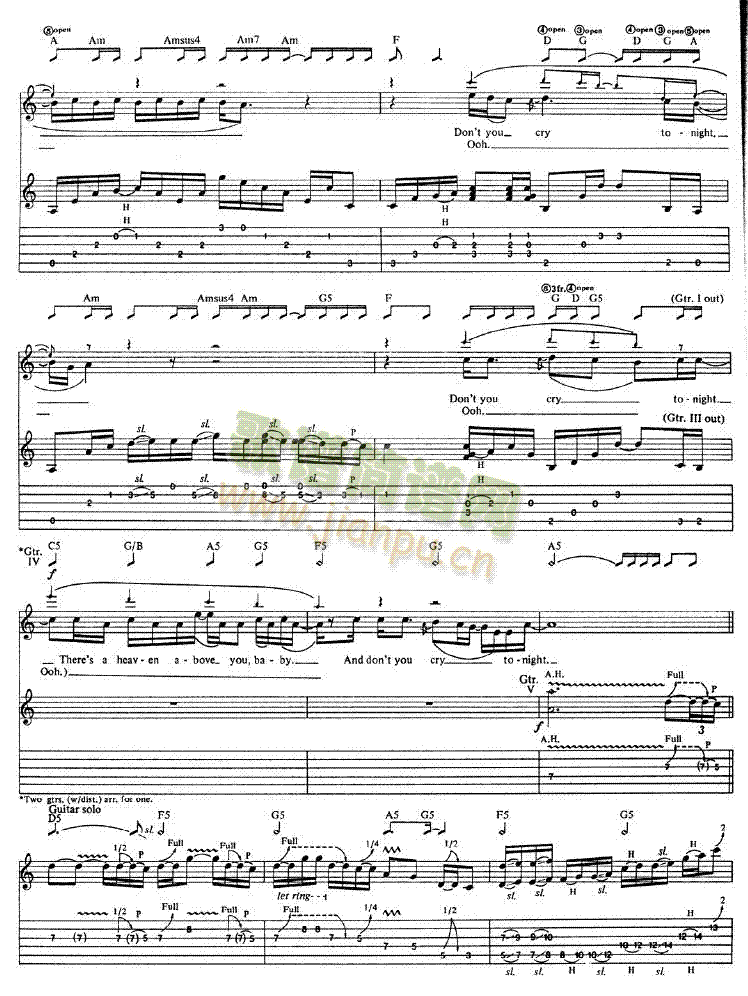 Don"tCry-gunandroses枪和玫瑰(吉他谱)6