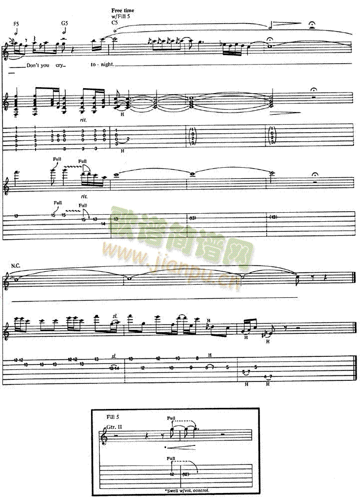 Don"tCry-gunandroses枪和玫瑰(吉他谱)11