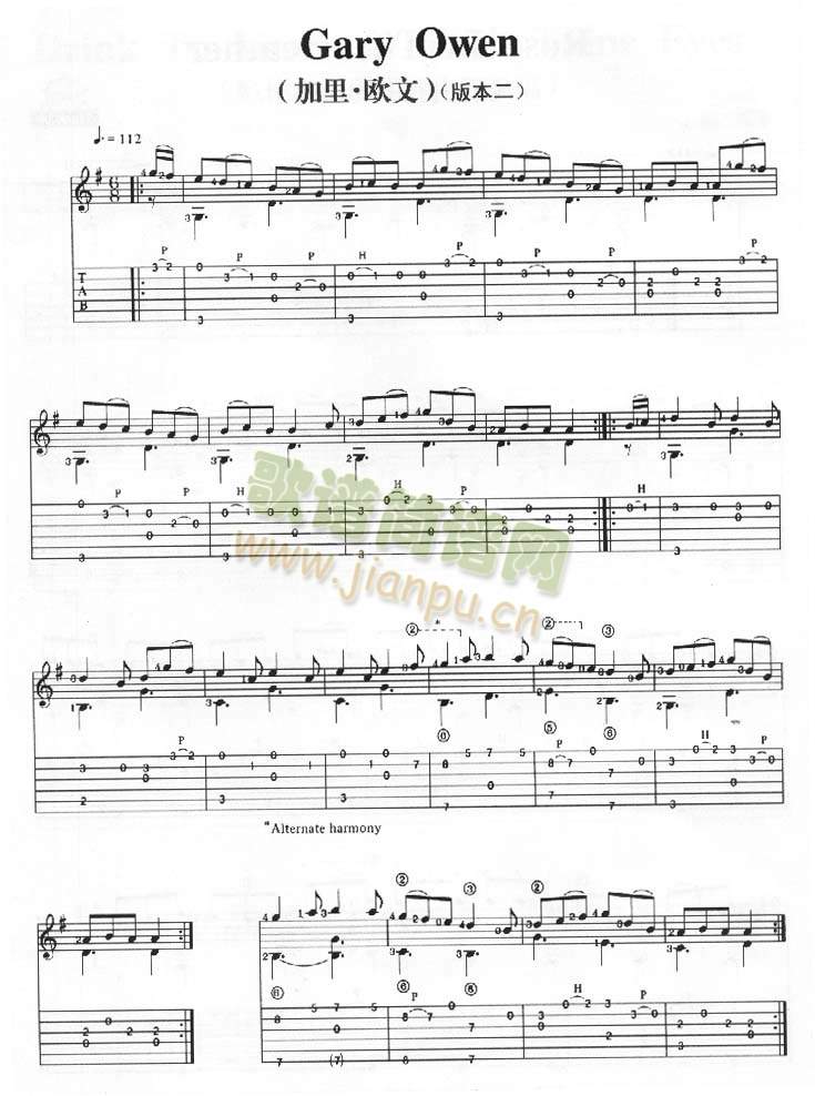 GaryOwen－加里·欧文(吉他谱)1