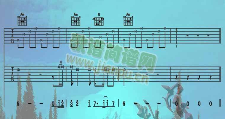 EndelssHorizon_蓝色天际专辑－Bandari班得瑞(吉他谱)3