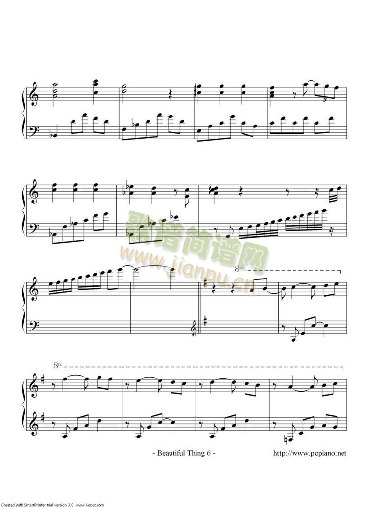 Beautifulthing(吉他谱)6
