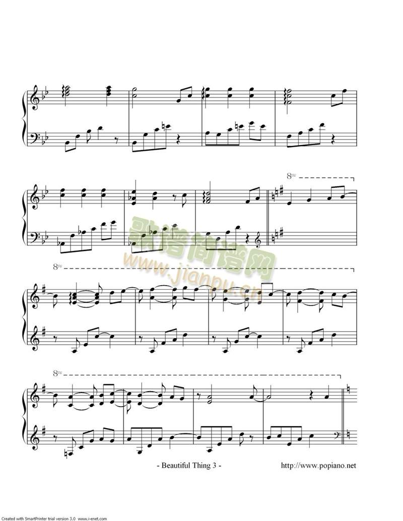Beautifulthing(吉他谱)3