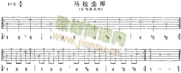 马拉圭那古典吉他独奏(其他)1