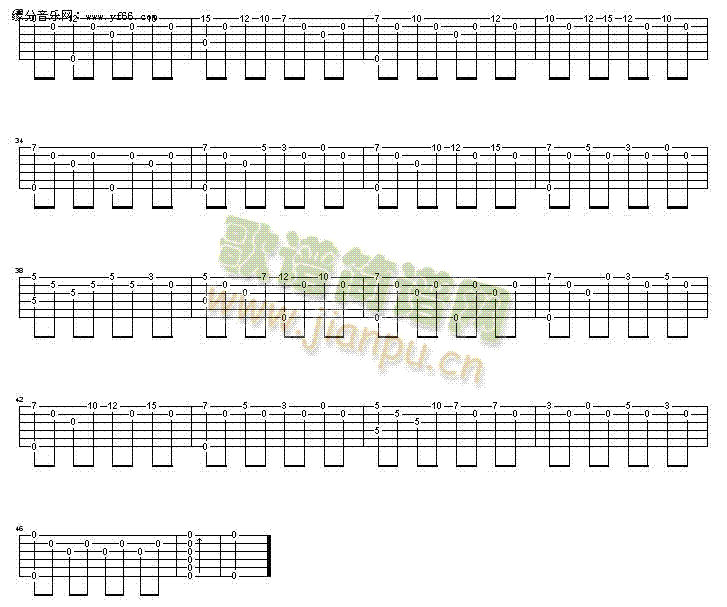敖包相会2.(吉他谱)1
