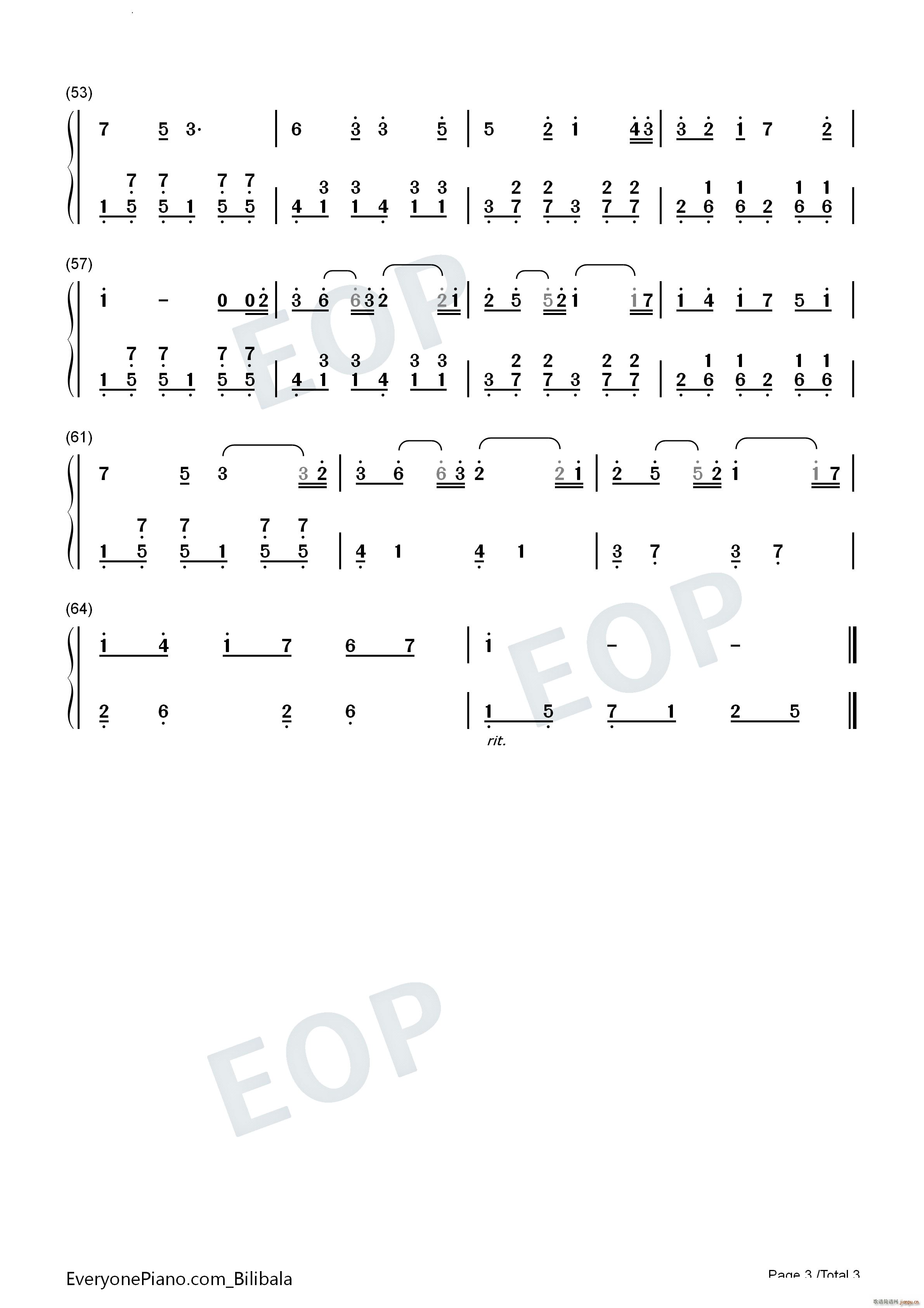 猫的舞步(钢琴谱)8