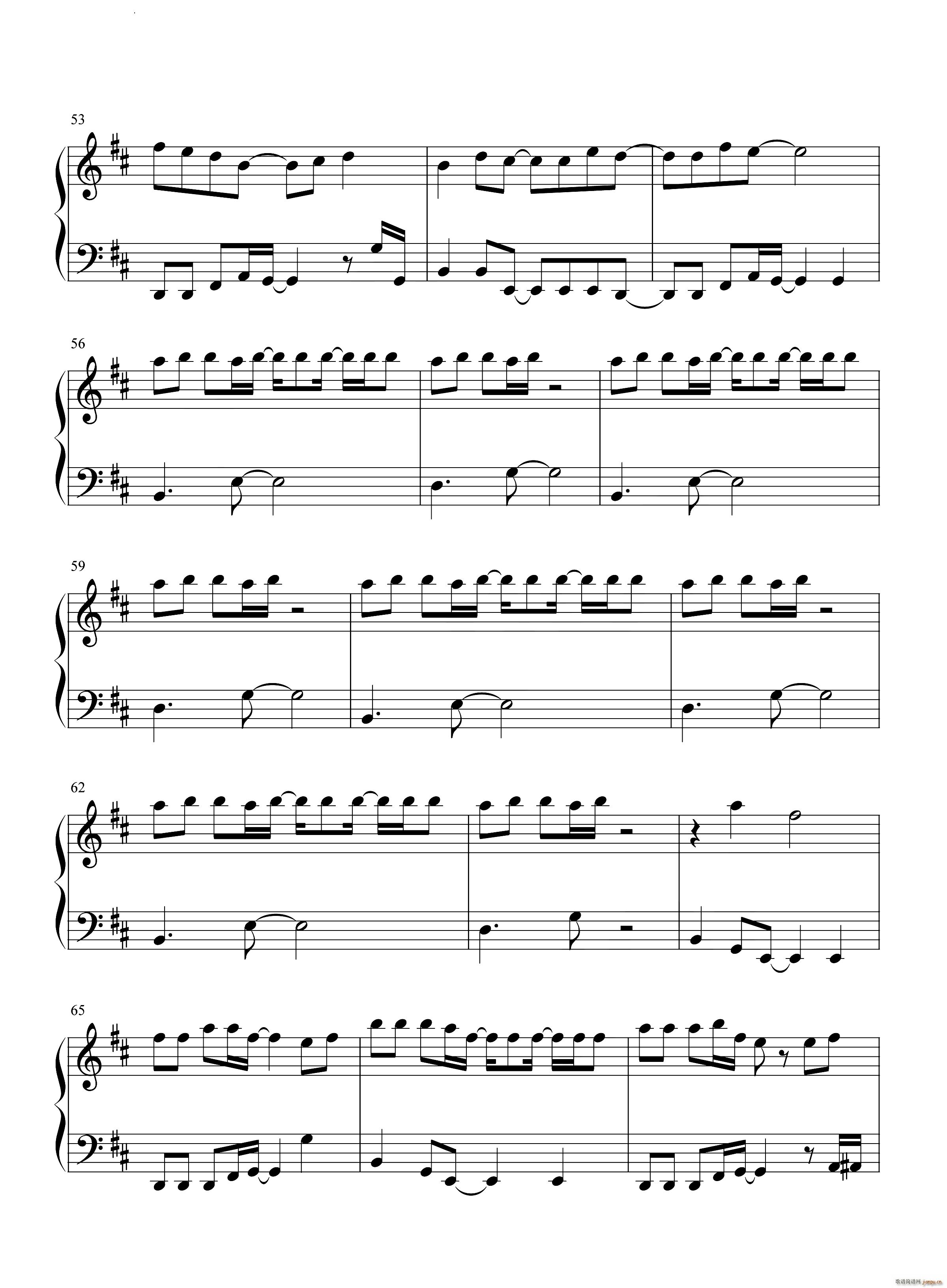 Dance the Night芭比配乐(钢琴谱)6