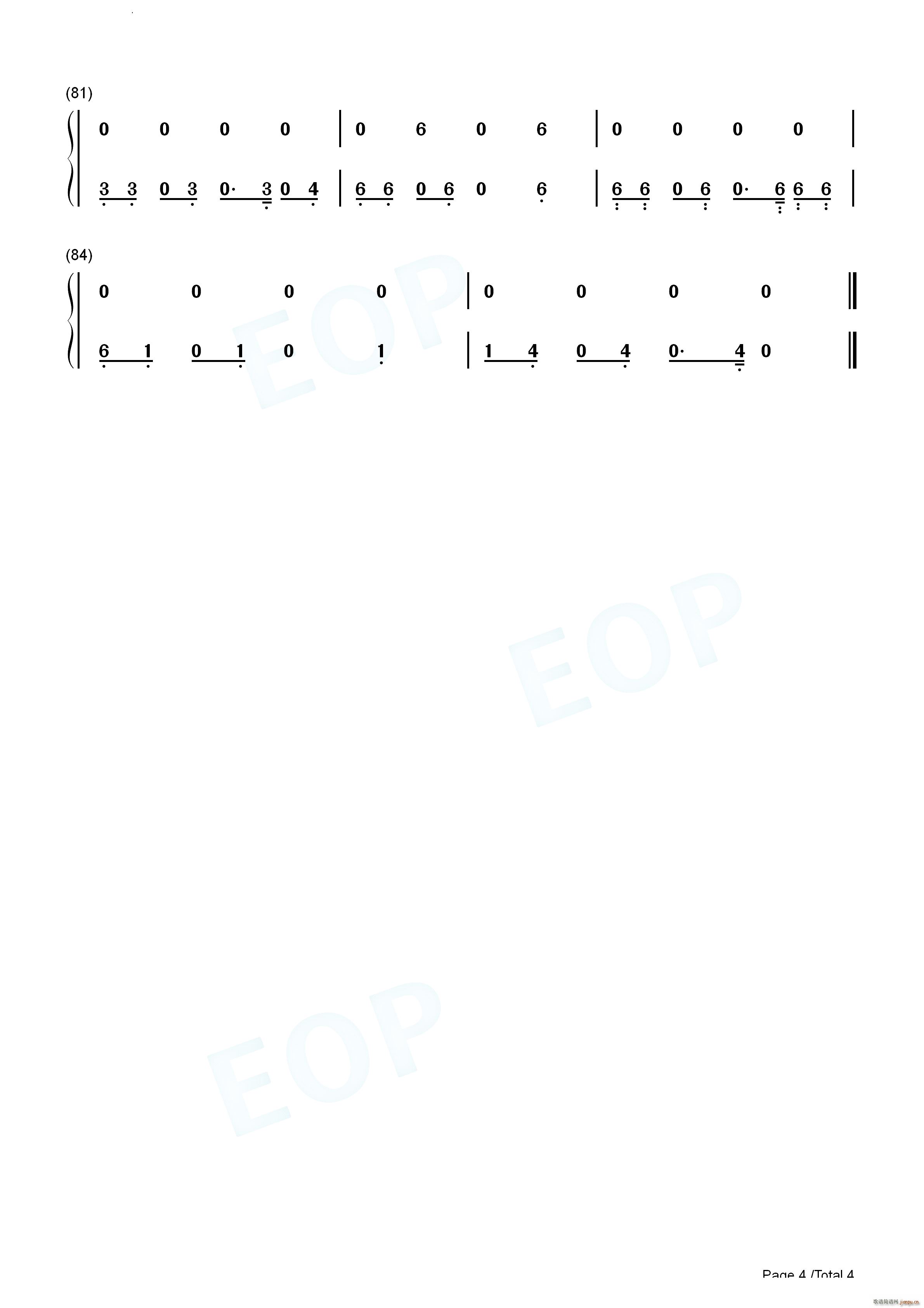 Padam Padam(钢琴谱)11