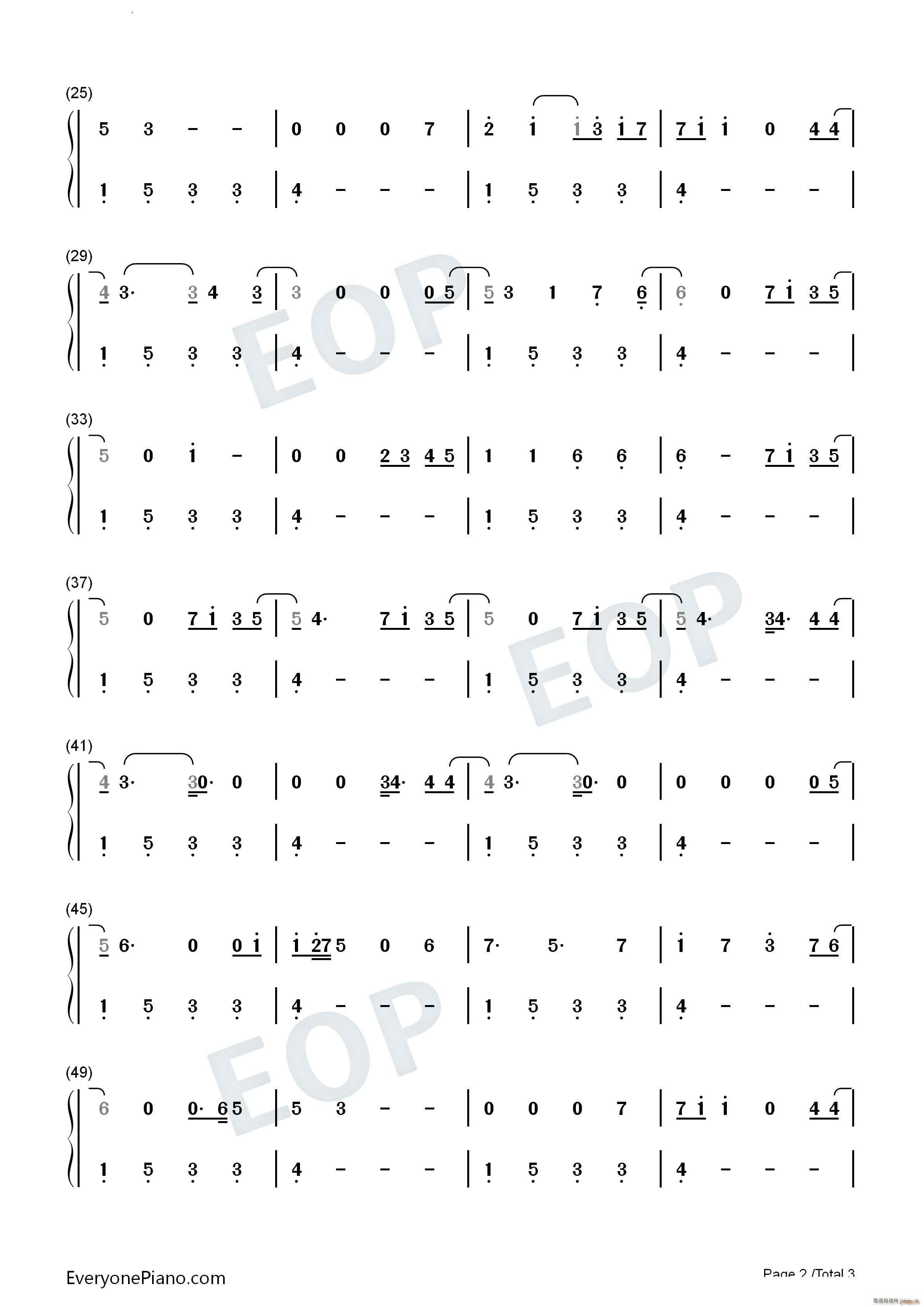 What Was I Made For芭比插曲 Barbie插曲(钢琴谱)7