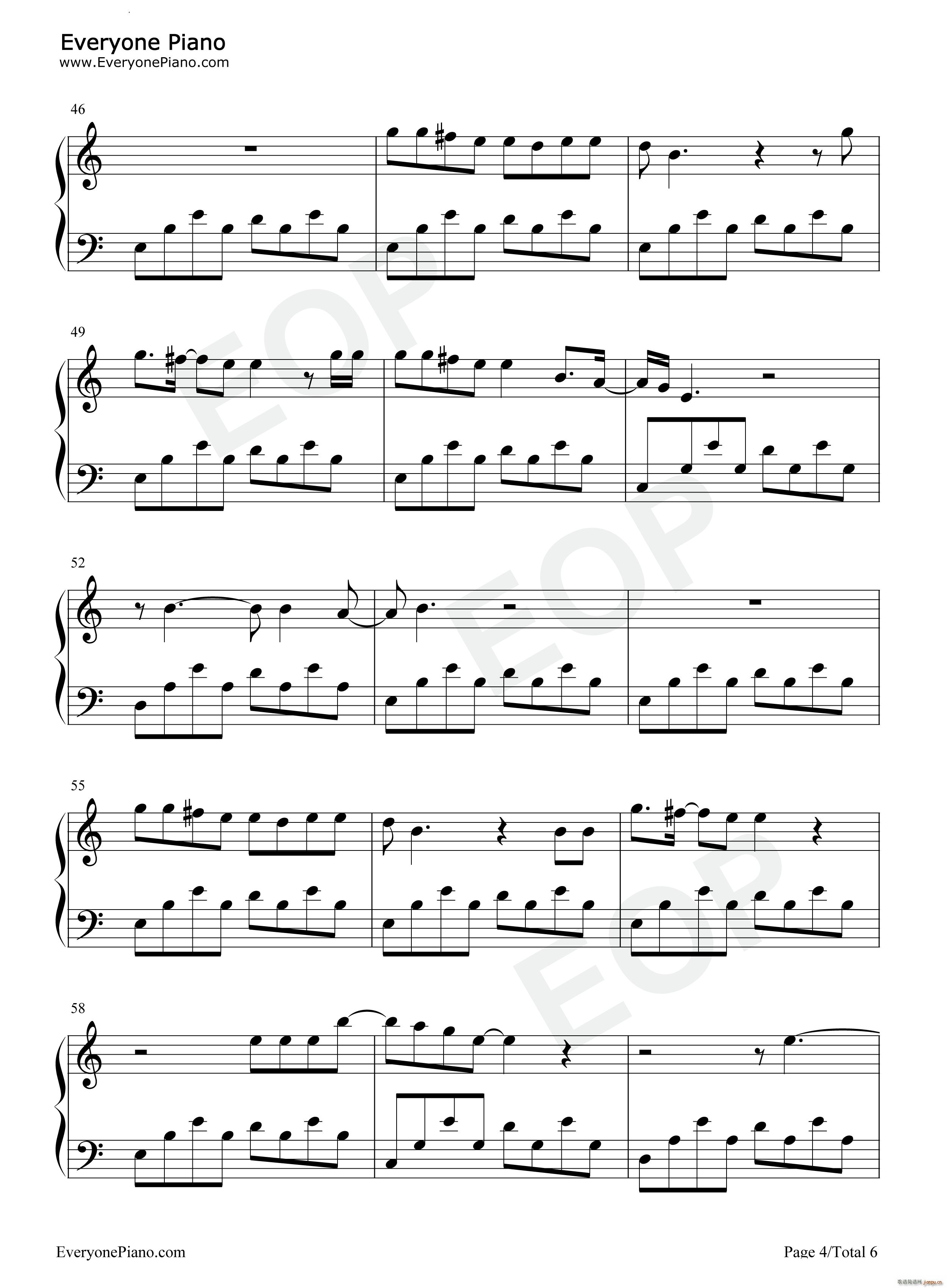 Livin on a Prayer 以祈祷为生简单版(钢琴谱)5