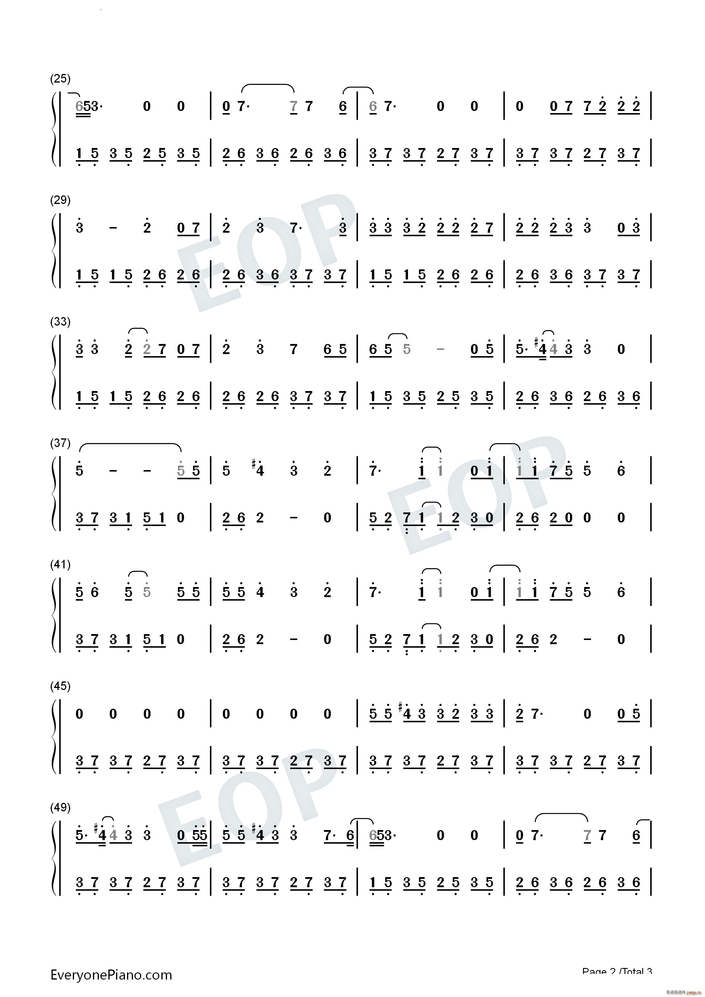 Livin on a Prayer 以祈祷为生简单版(钢琴谱)9