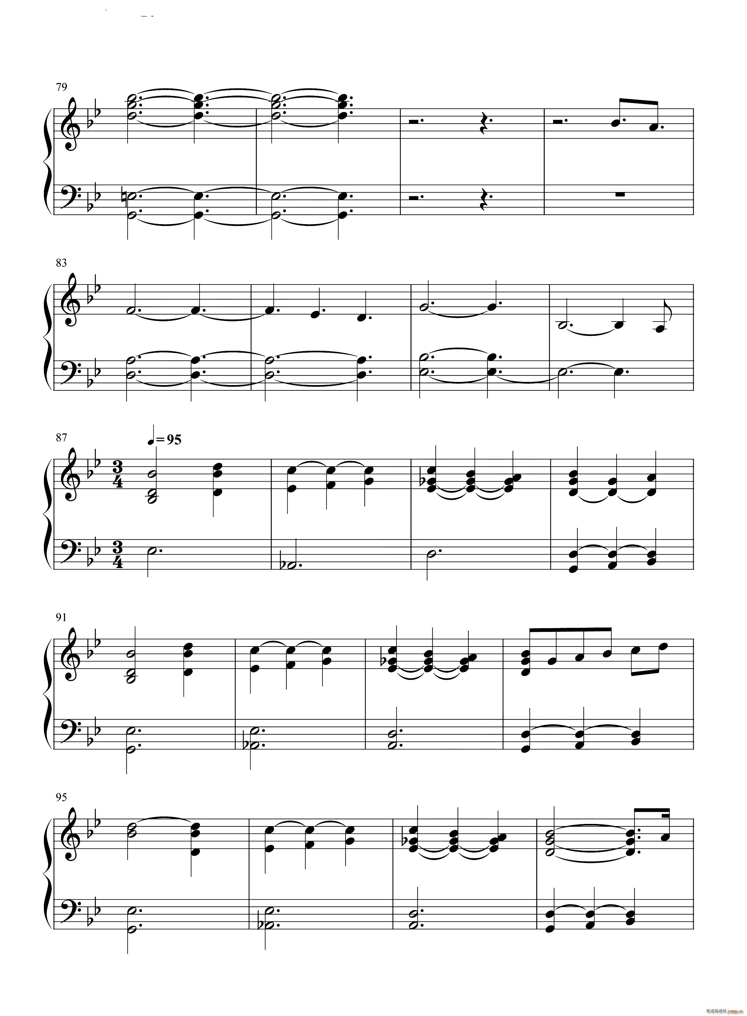 想いは内に Thoughts Enshrined异度之刃BGM(钢琴谱)7