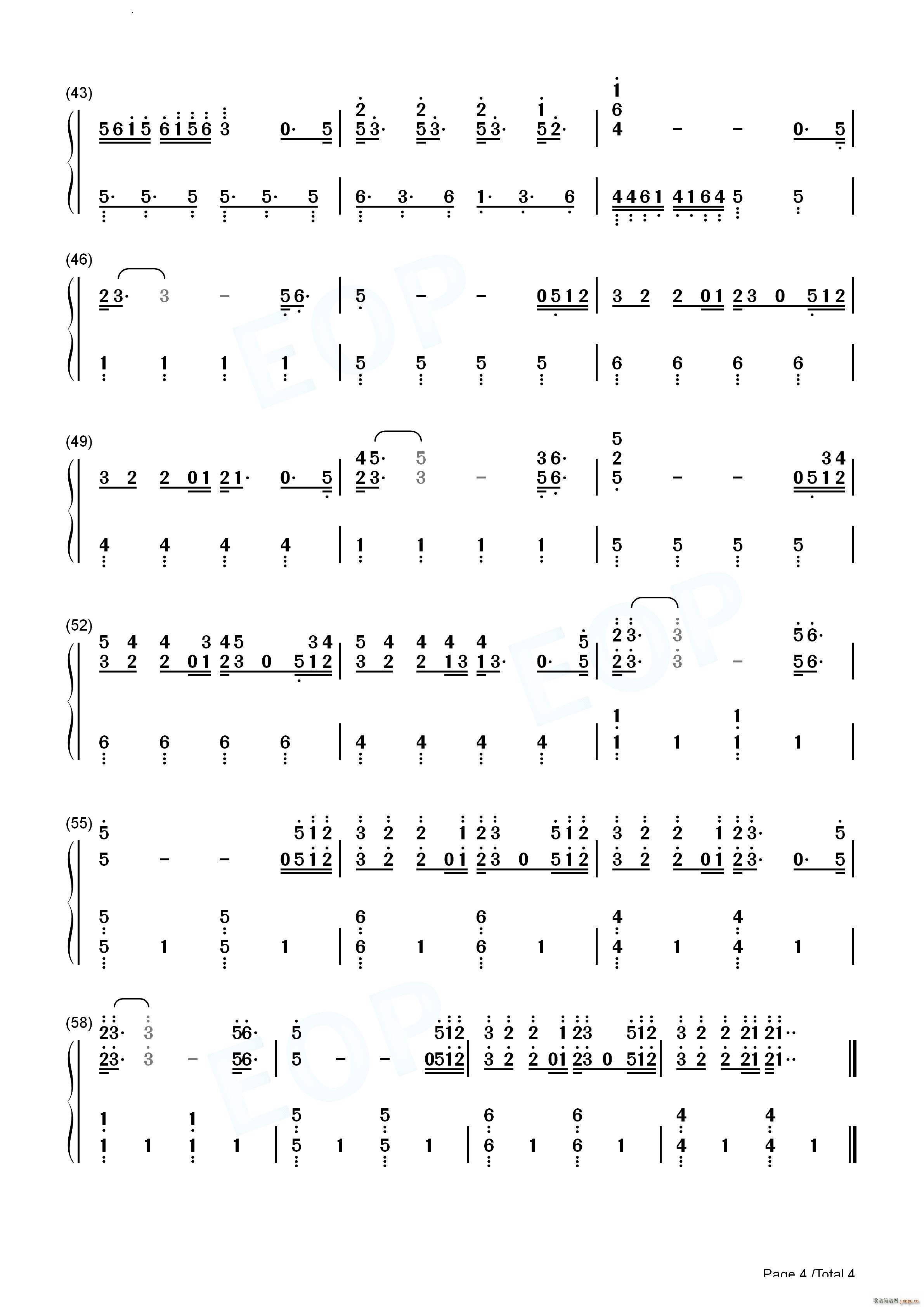 Epilogue Young Forever(钢琴谱)11