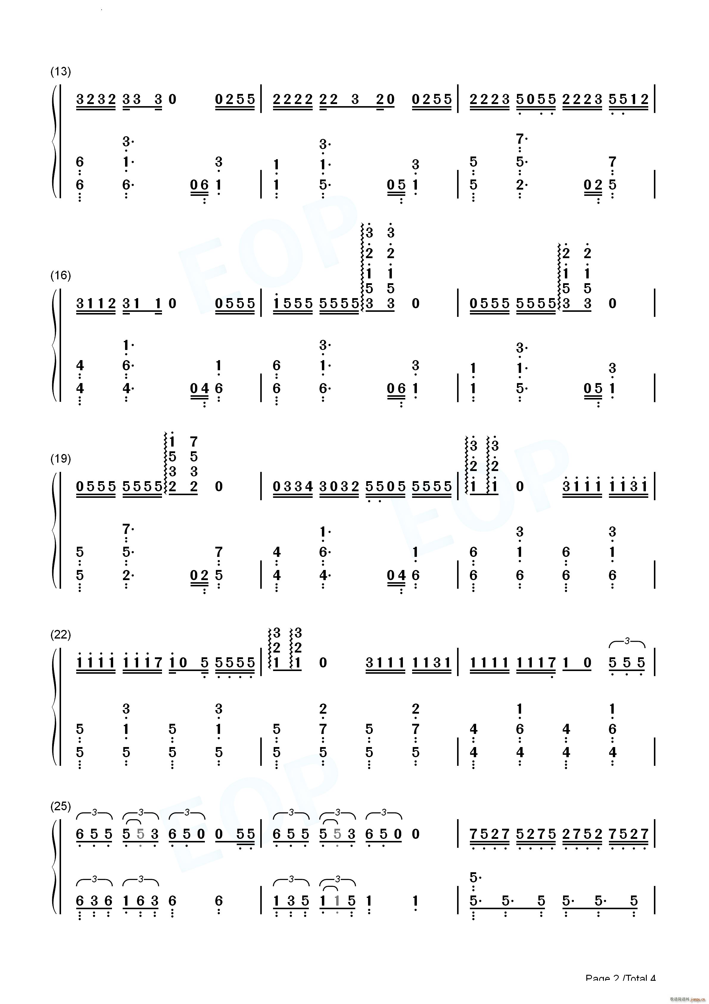 Epilogue Young Forever(钢琴谱)9