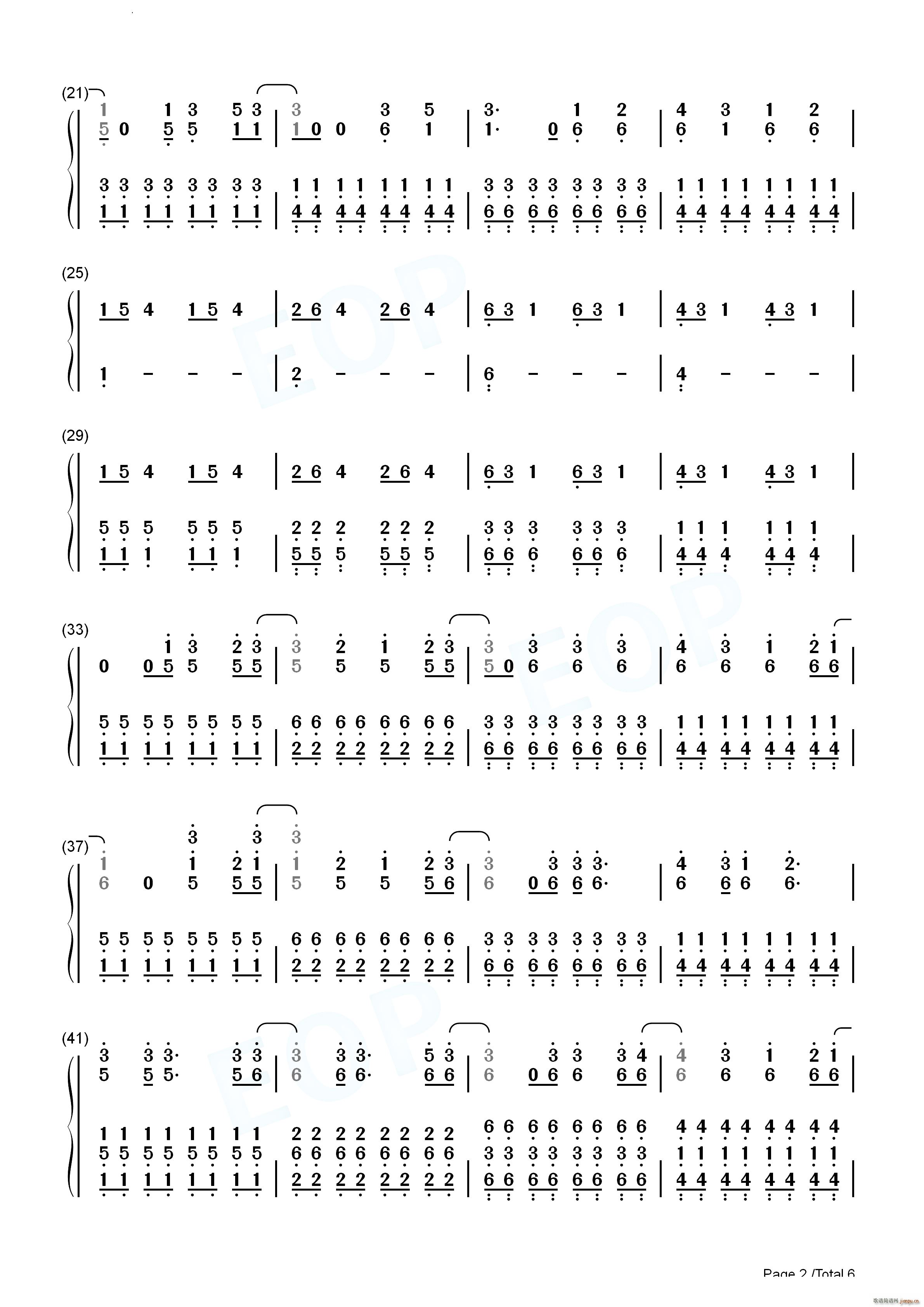 Adams Song(钢琴谱)12