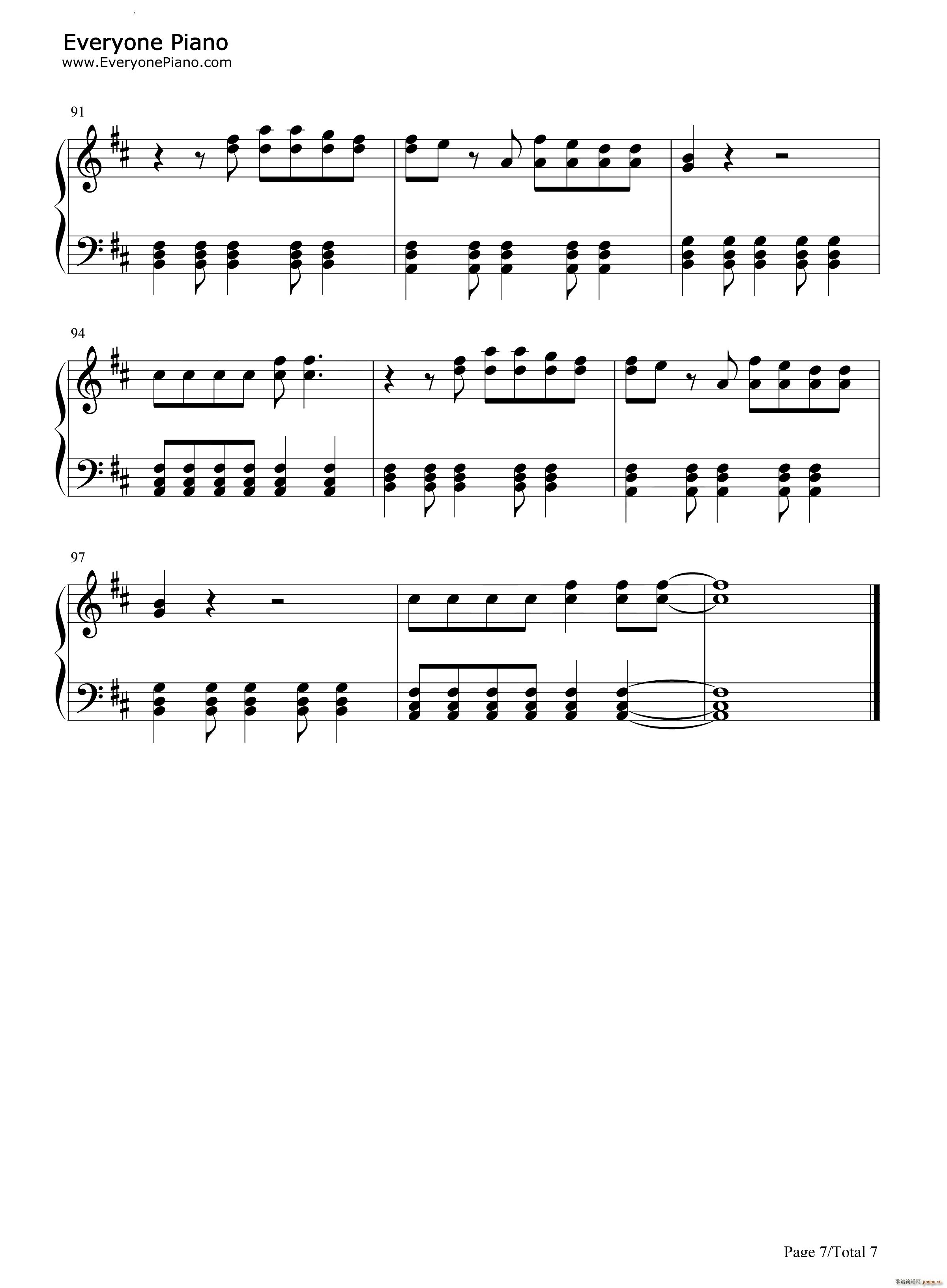 Cigarette Daydreams(钢琴谱)8