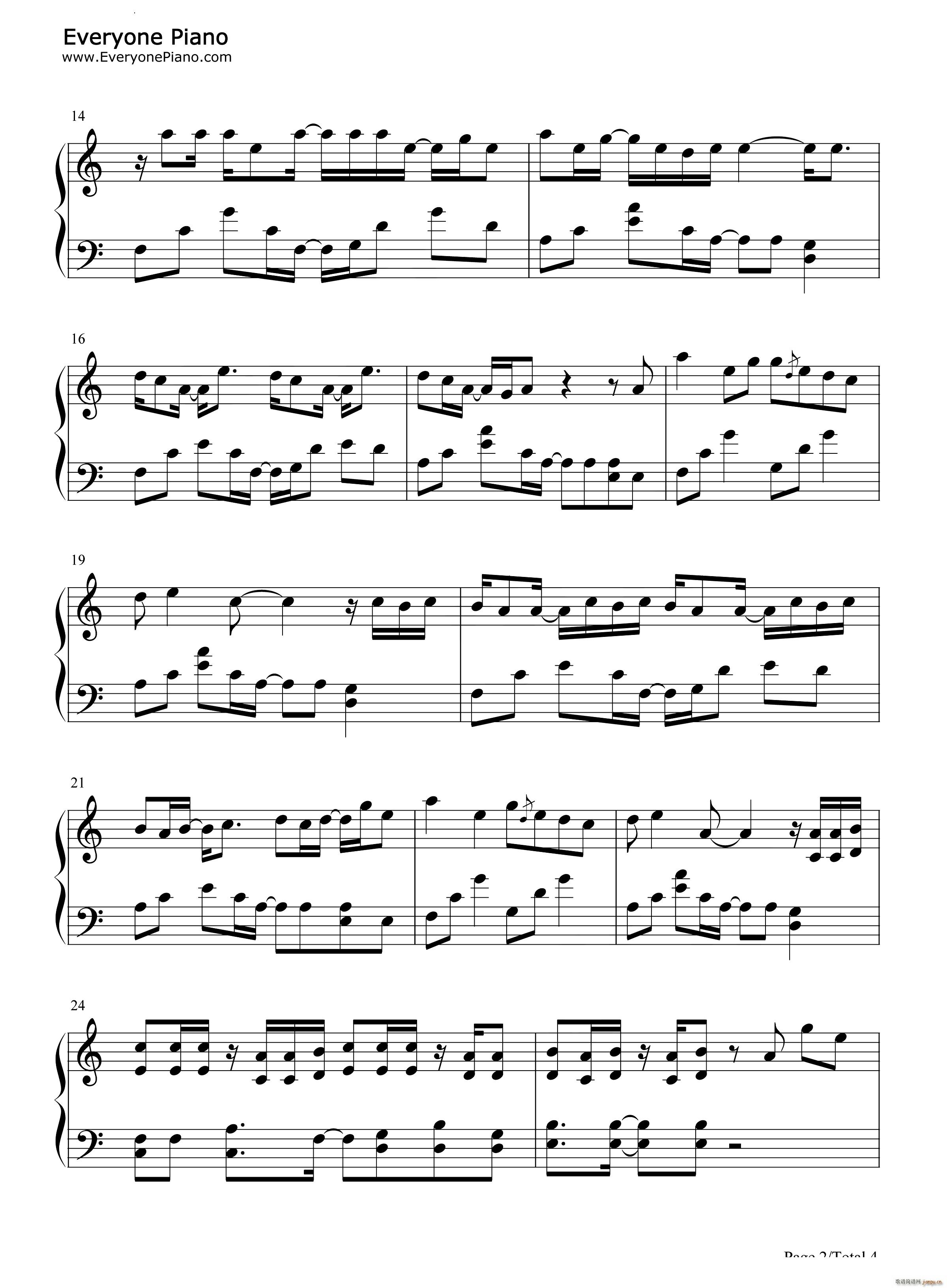 鸳鸯债纸嫁衣3(钢琴谱)3