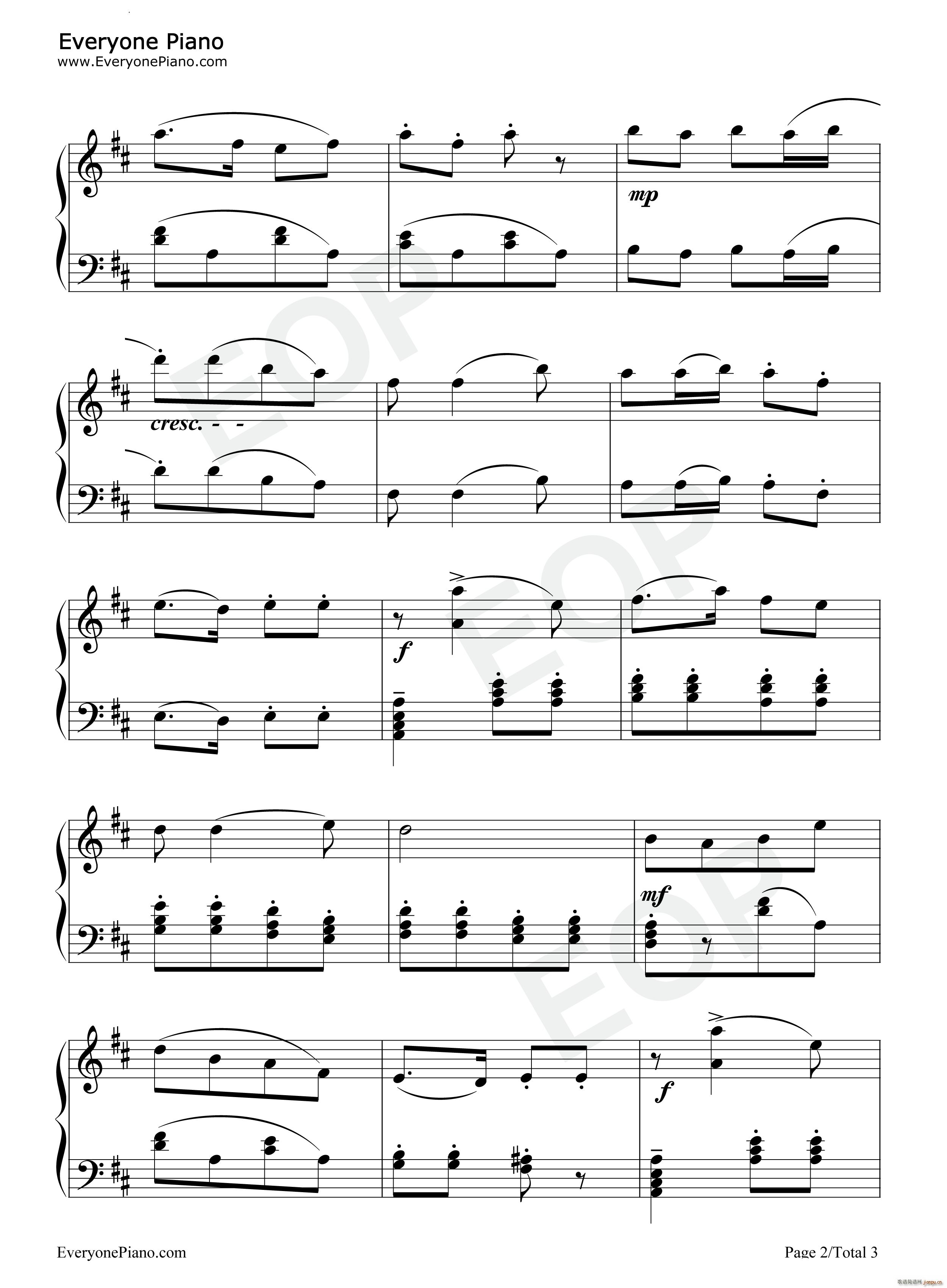 青年参军 The Youth Joining the Army(钢琴谱)3