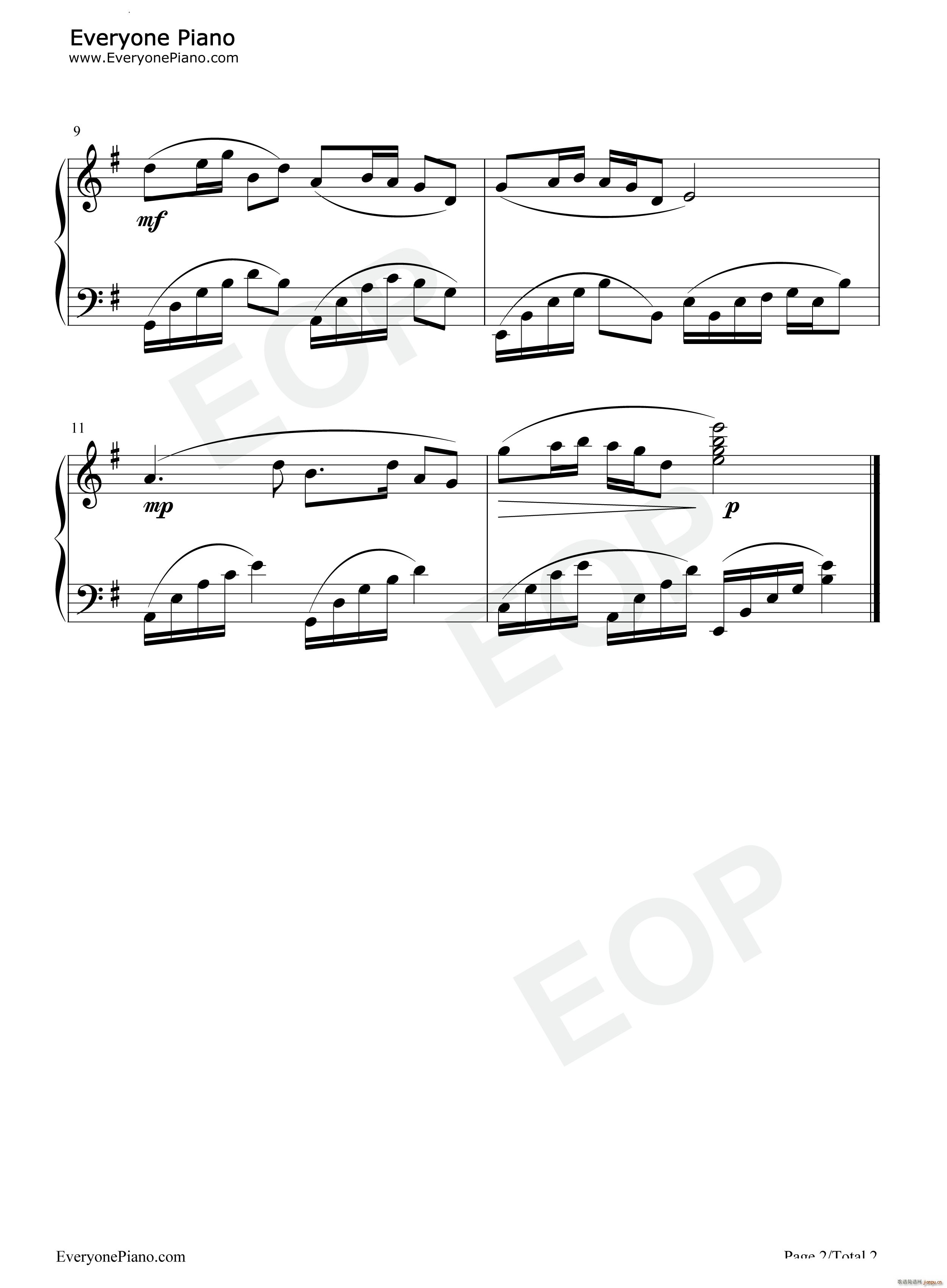 绣荷包 Embroidering a Purse(钢琴谱)3