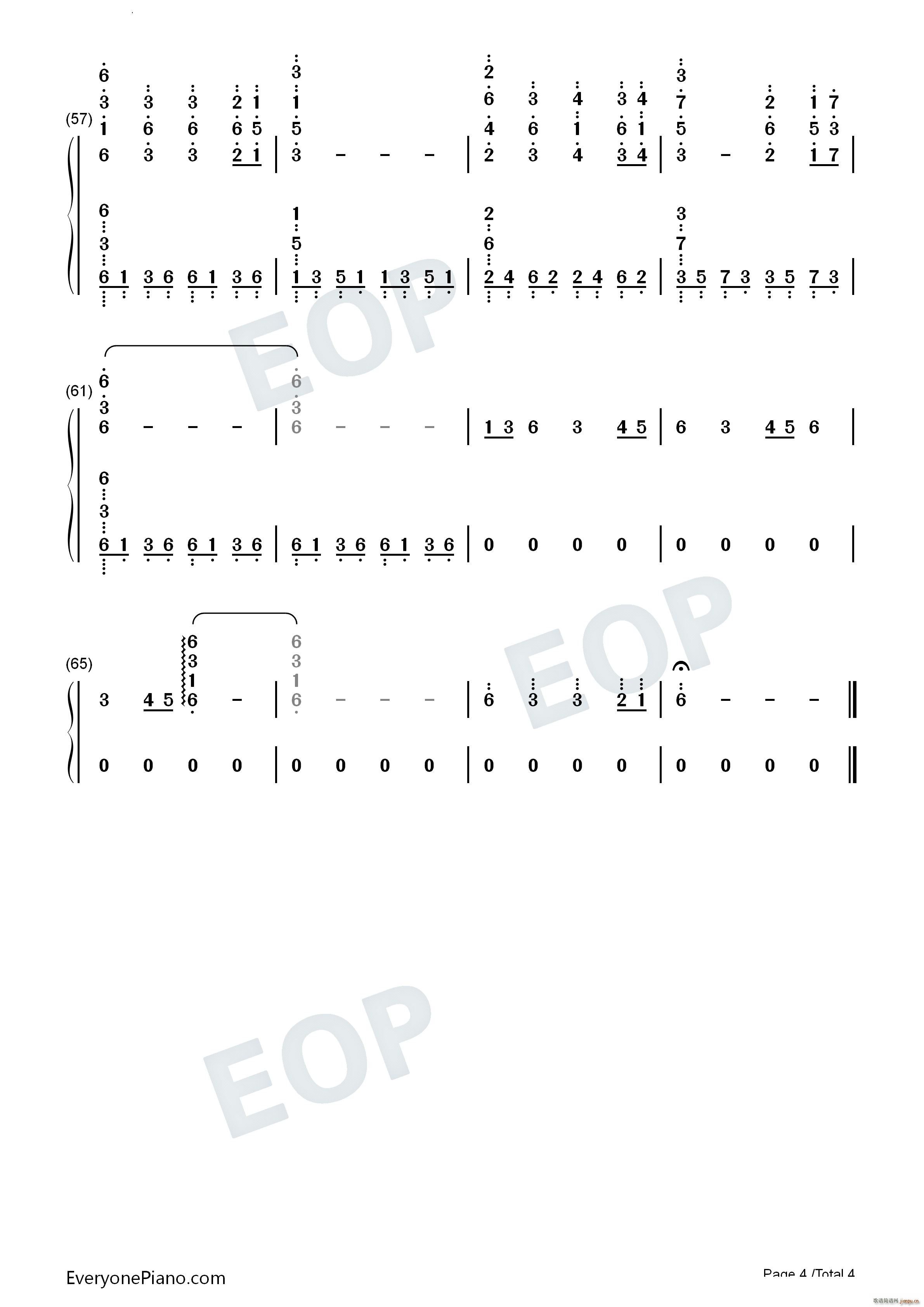 House Stark Medley 权力的游戏(钢琴谱)9
