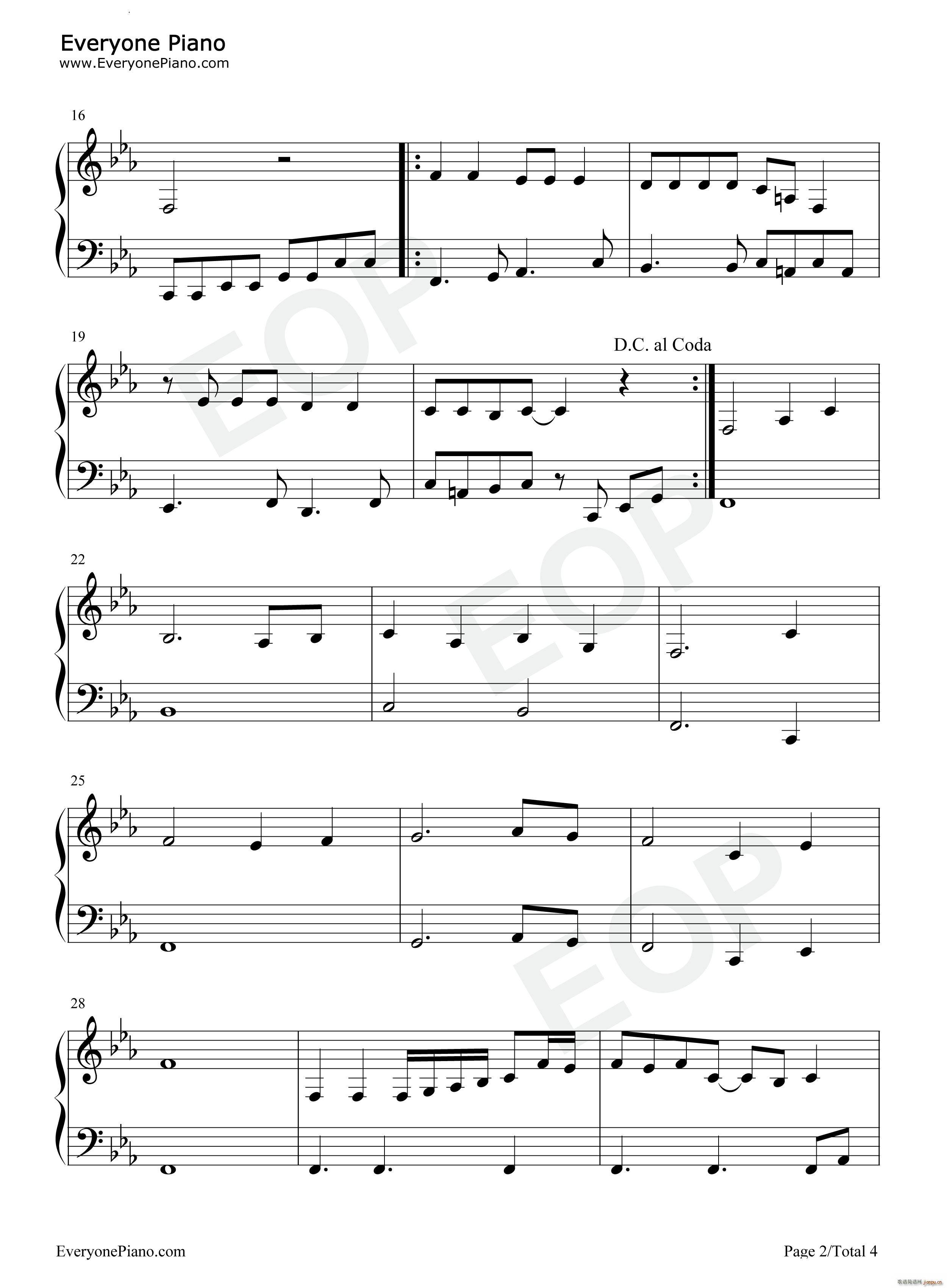 Rasputin拉斯普京(钢琴谱)3