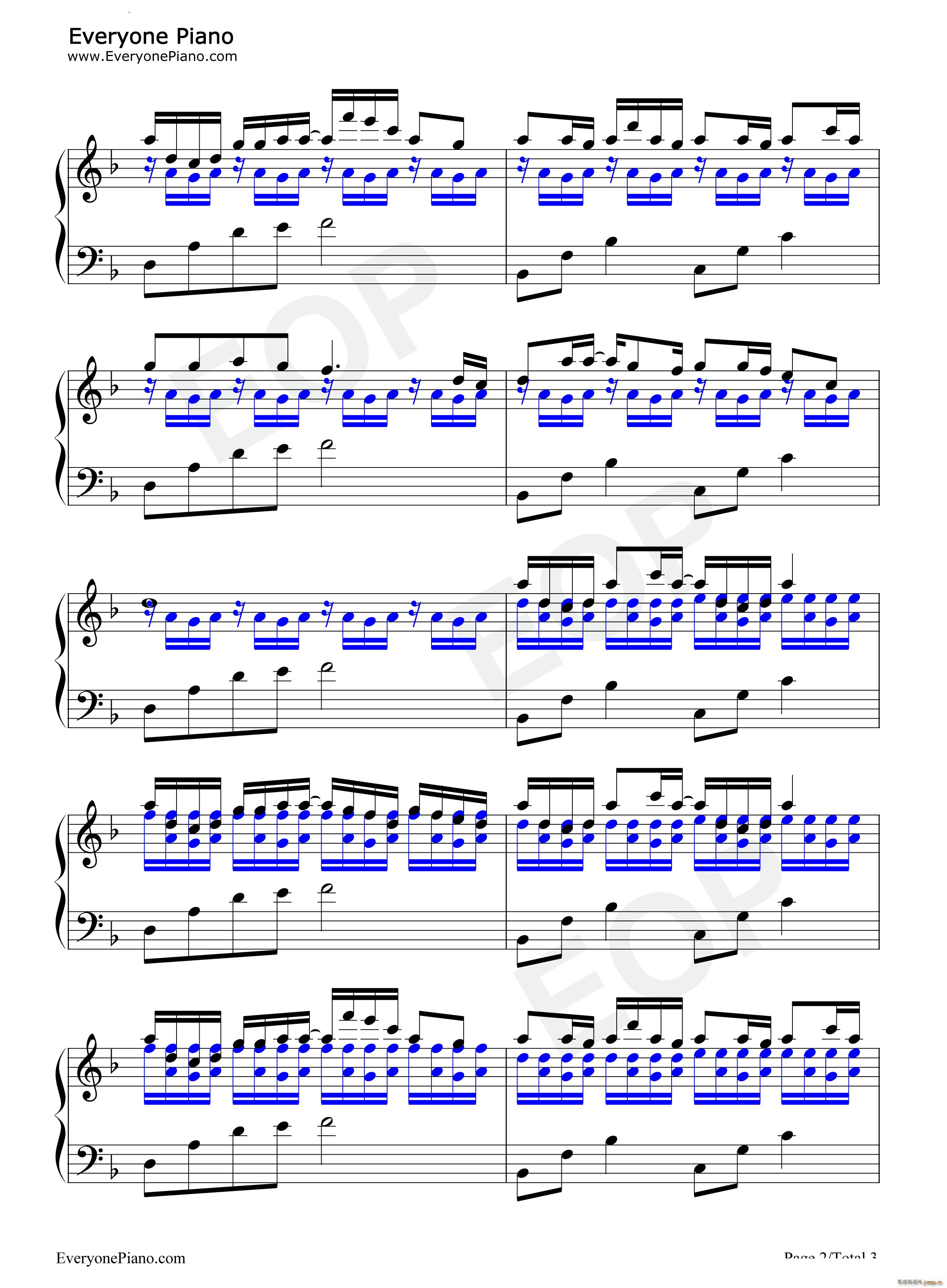 葬花完美版(钢琴谱)3