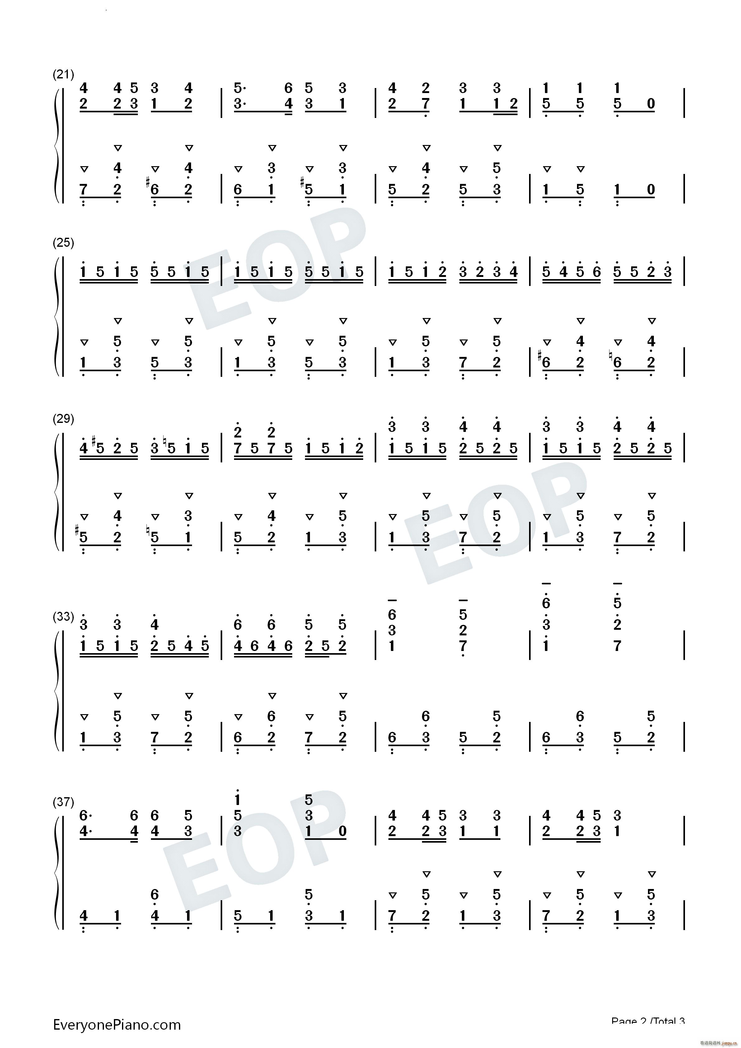 节日舞曲Festive Dance(钢琴谱)6