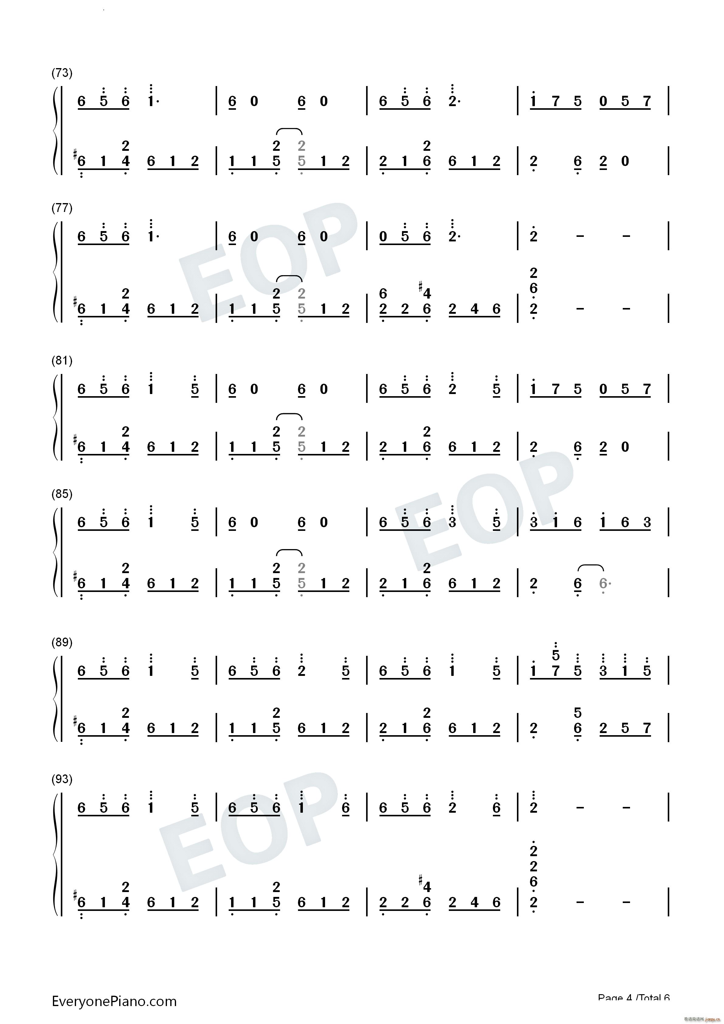 真心后天的方向OST(钢琴谱)12