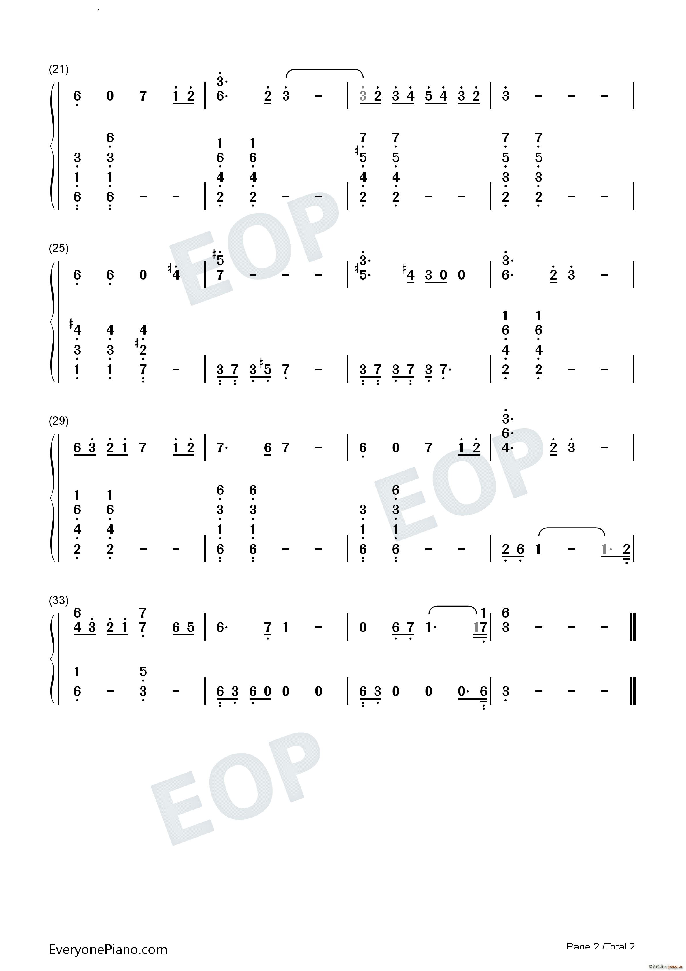 終わりにまた言葉ありき双面骑士OST(钢琴谱)5