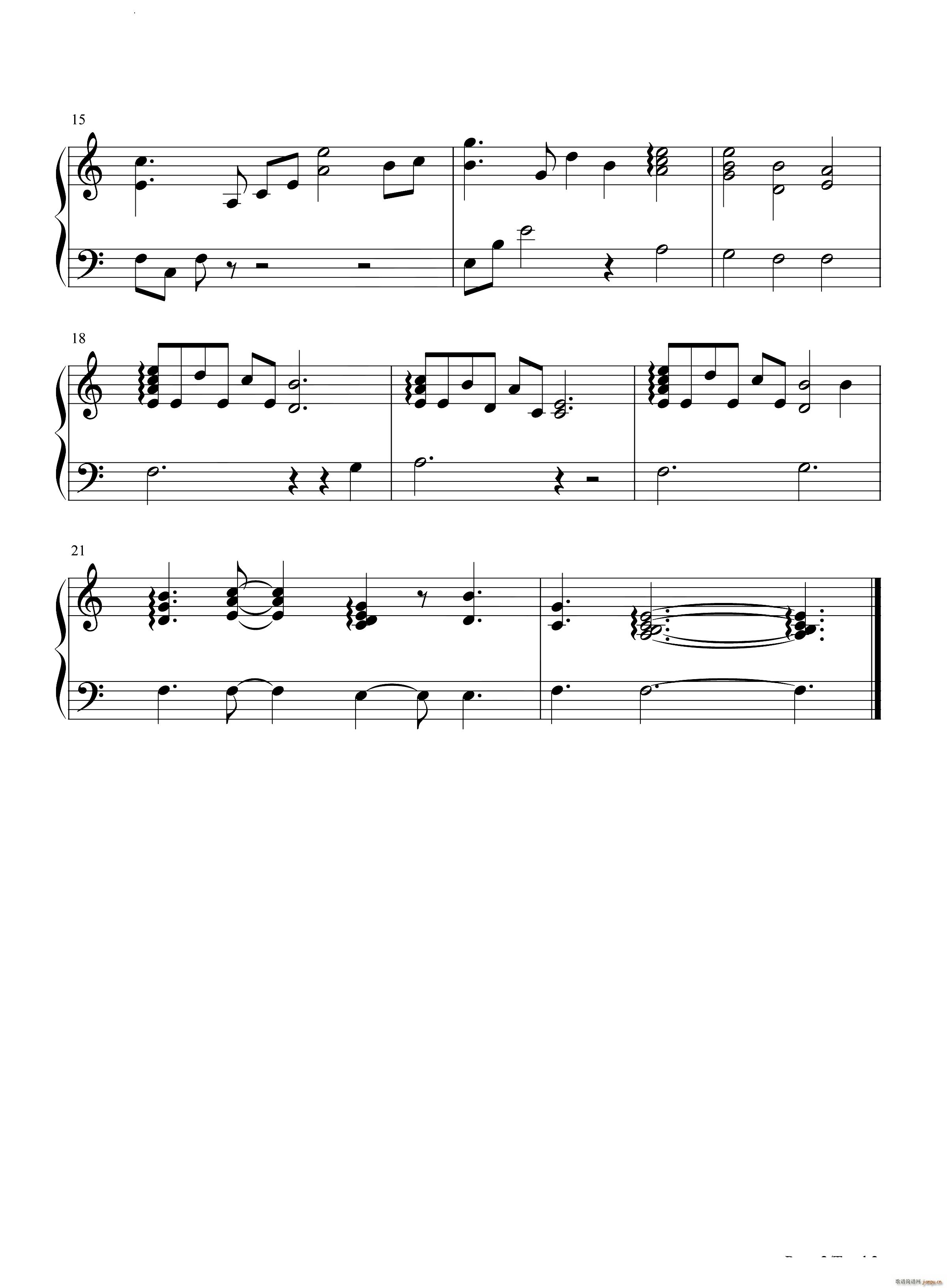 Goodbye Again A nd Again刀剑神域(钢琴谱)3