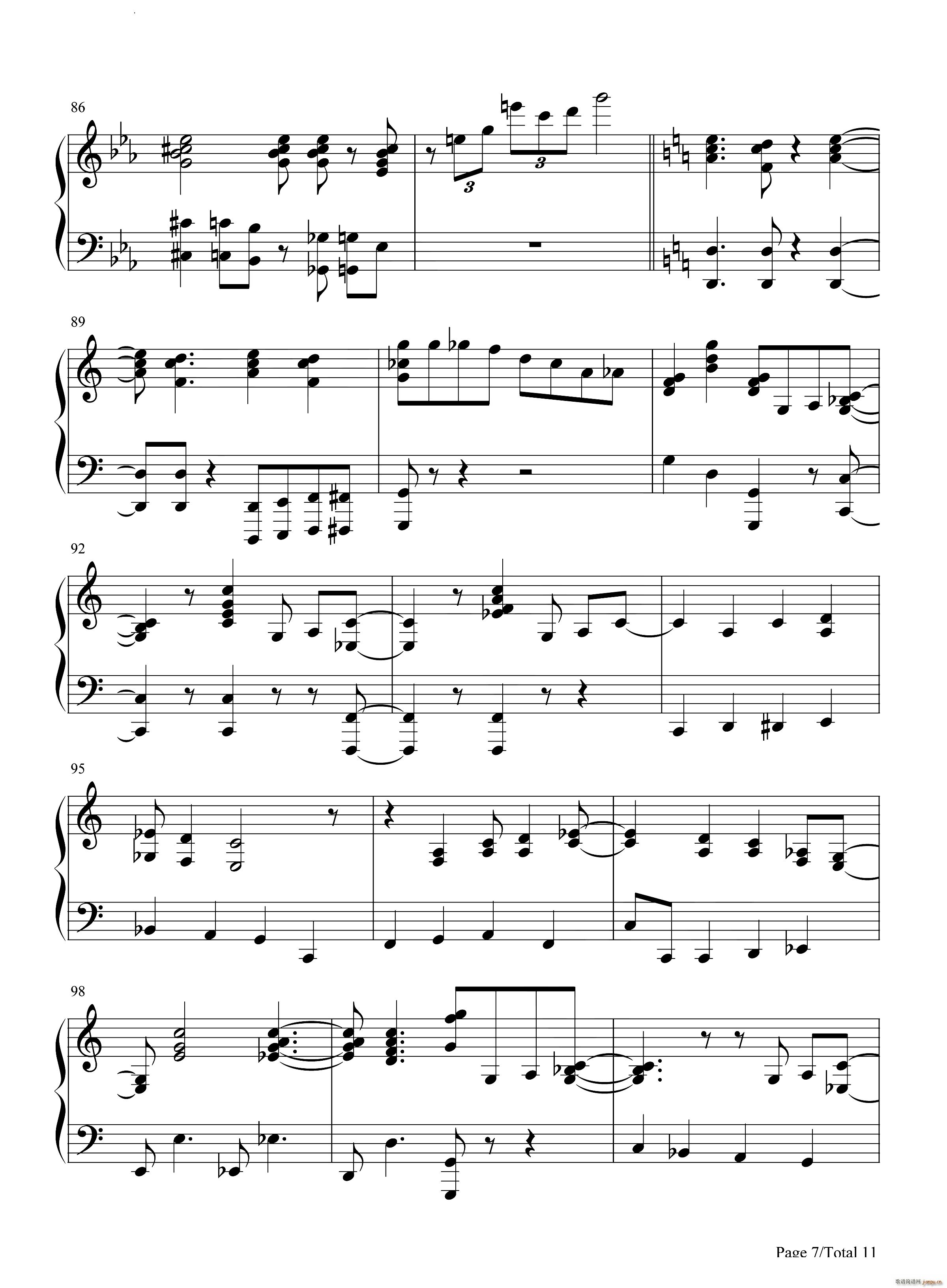 Jump Up Super Star超级马力欧奥德赛主题曲(钢琴谱)8