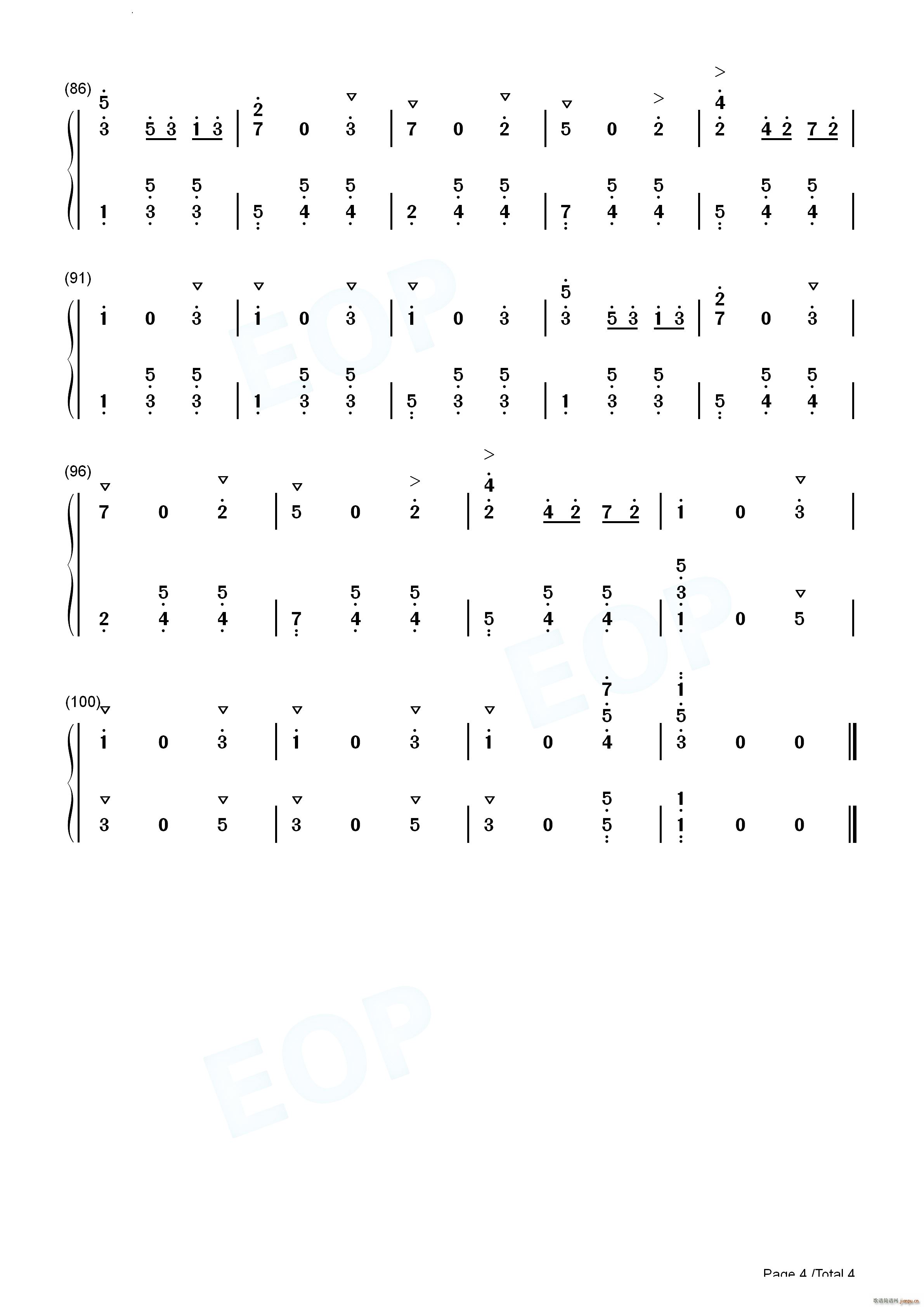 杜鹃圆舞曲G?kvalsen The Cuckoo Waltz(钢琴谱)10