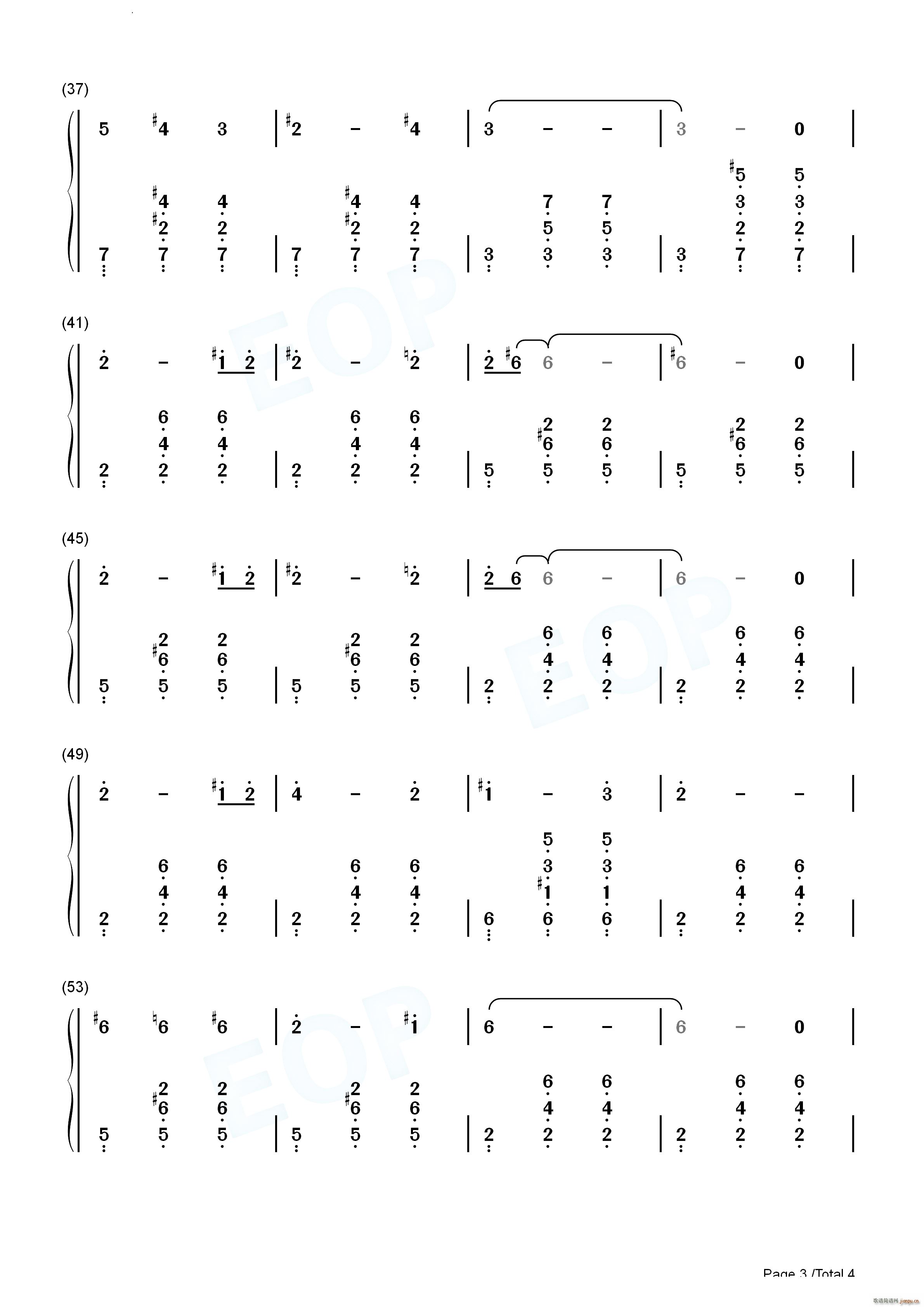 The Godfather Waltz教父插曲(钢琴谱)7