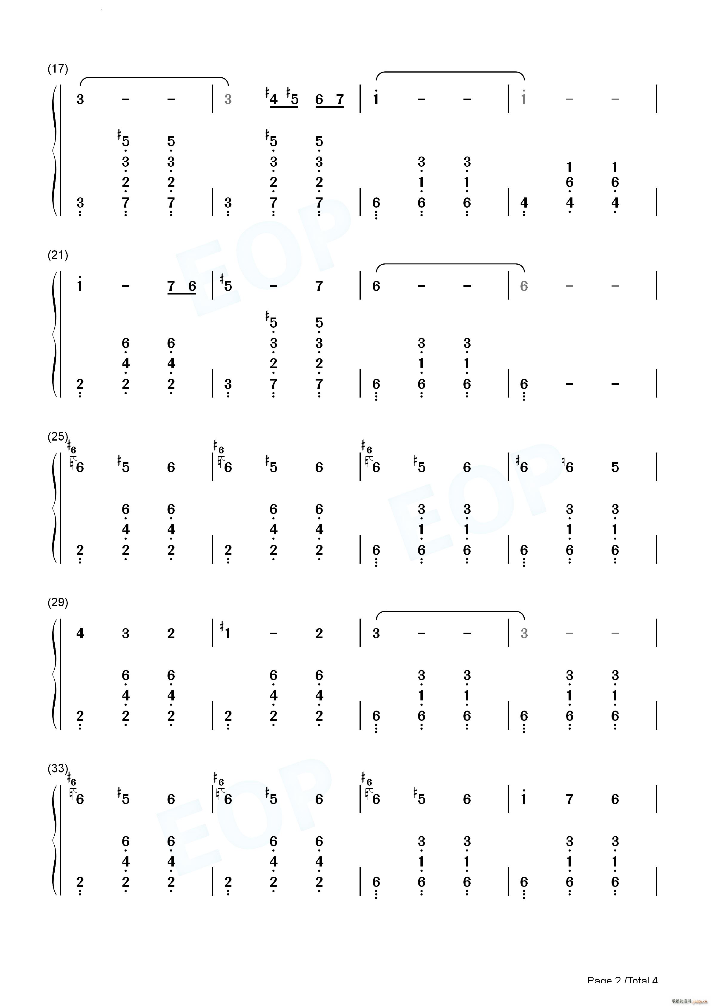 The Godfather Waltz教父插曲(钢琴谱)6