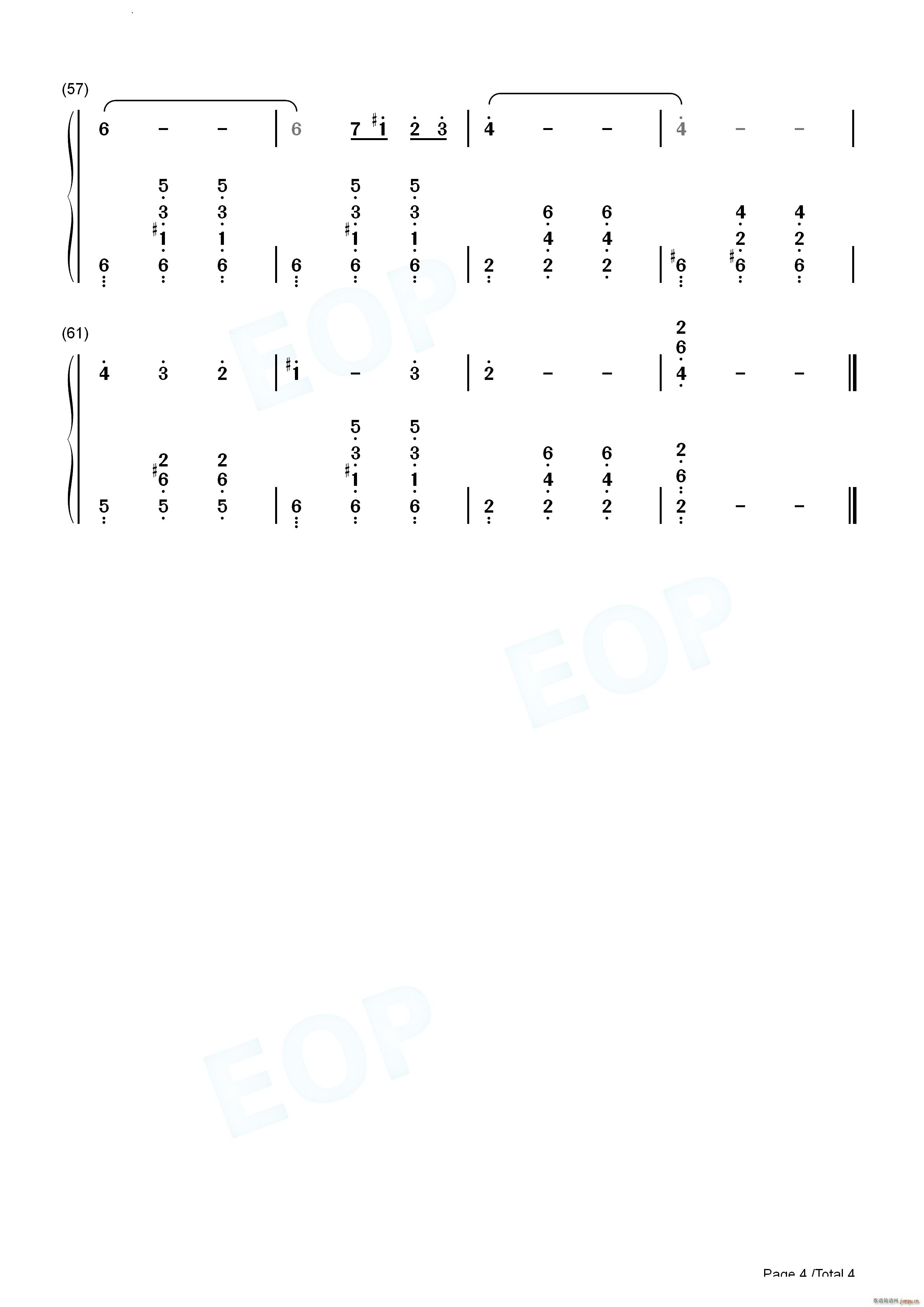 The Godfather Waltz教父插曲(钢琴谱)8