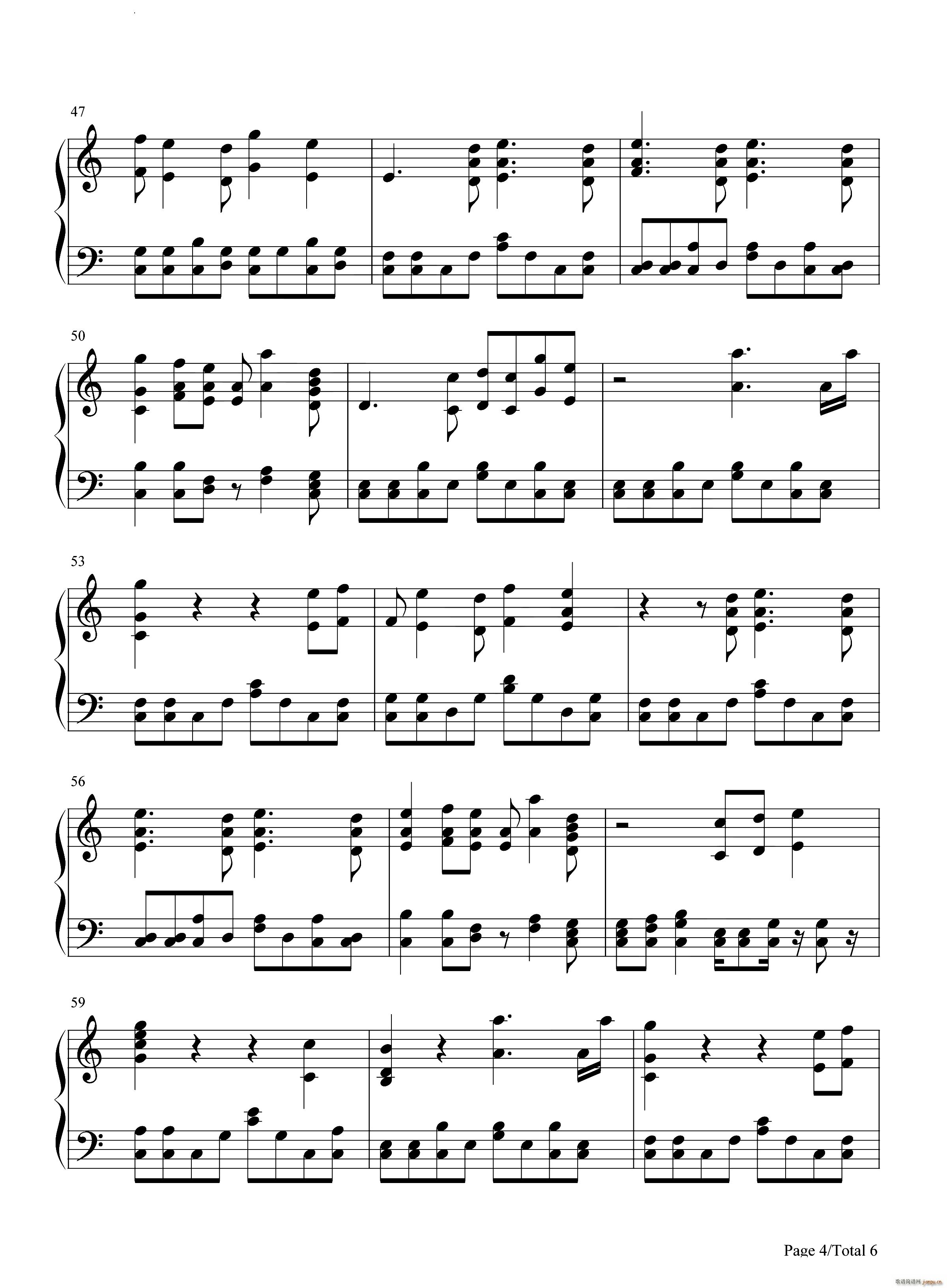 Crossing Field刀剑神域(钢琴谱)5