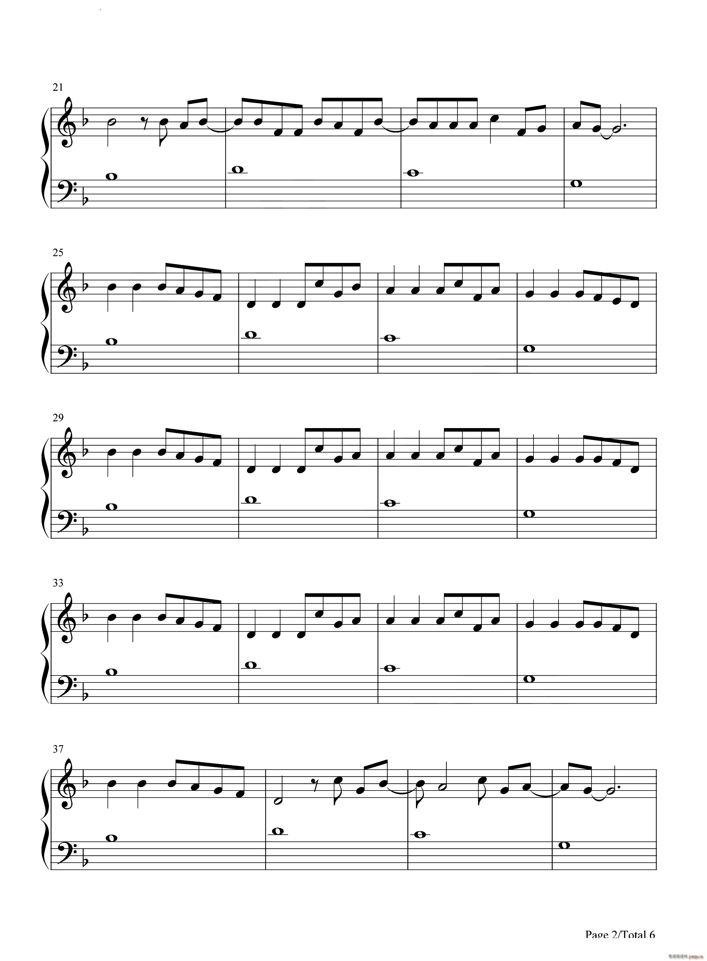 Esta Vida(钢琴谱)3