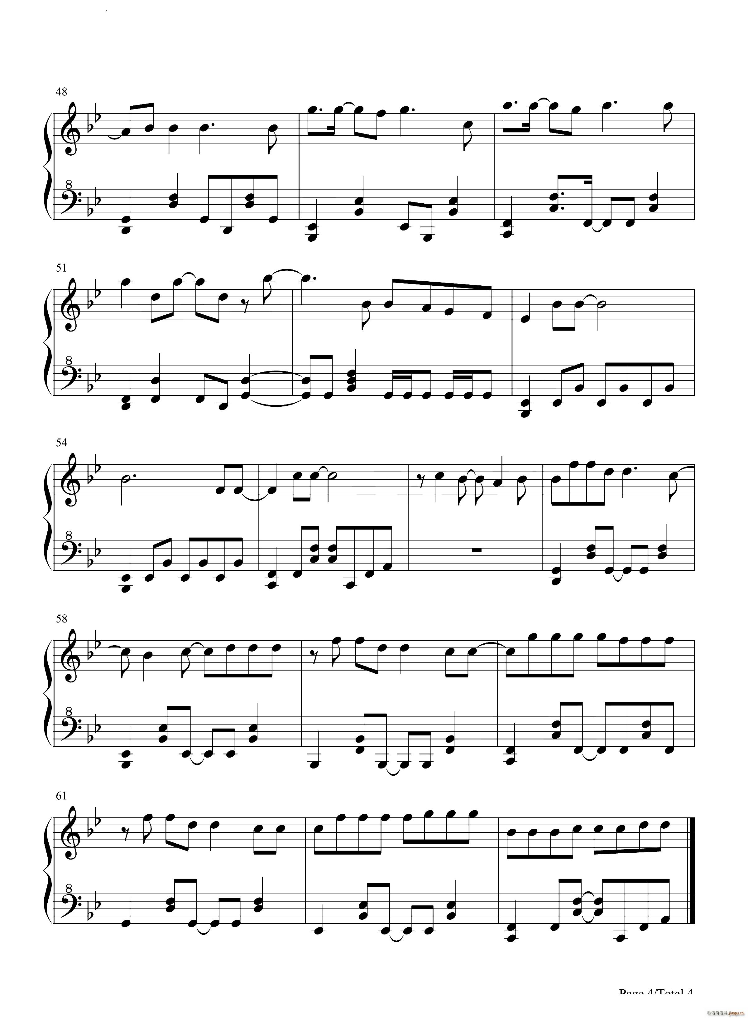 絆ノ奇跡鬼灭之刃锻刀村篇 原神风物之诗琴谱 原琴谱(钢琴谱)5