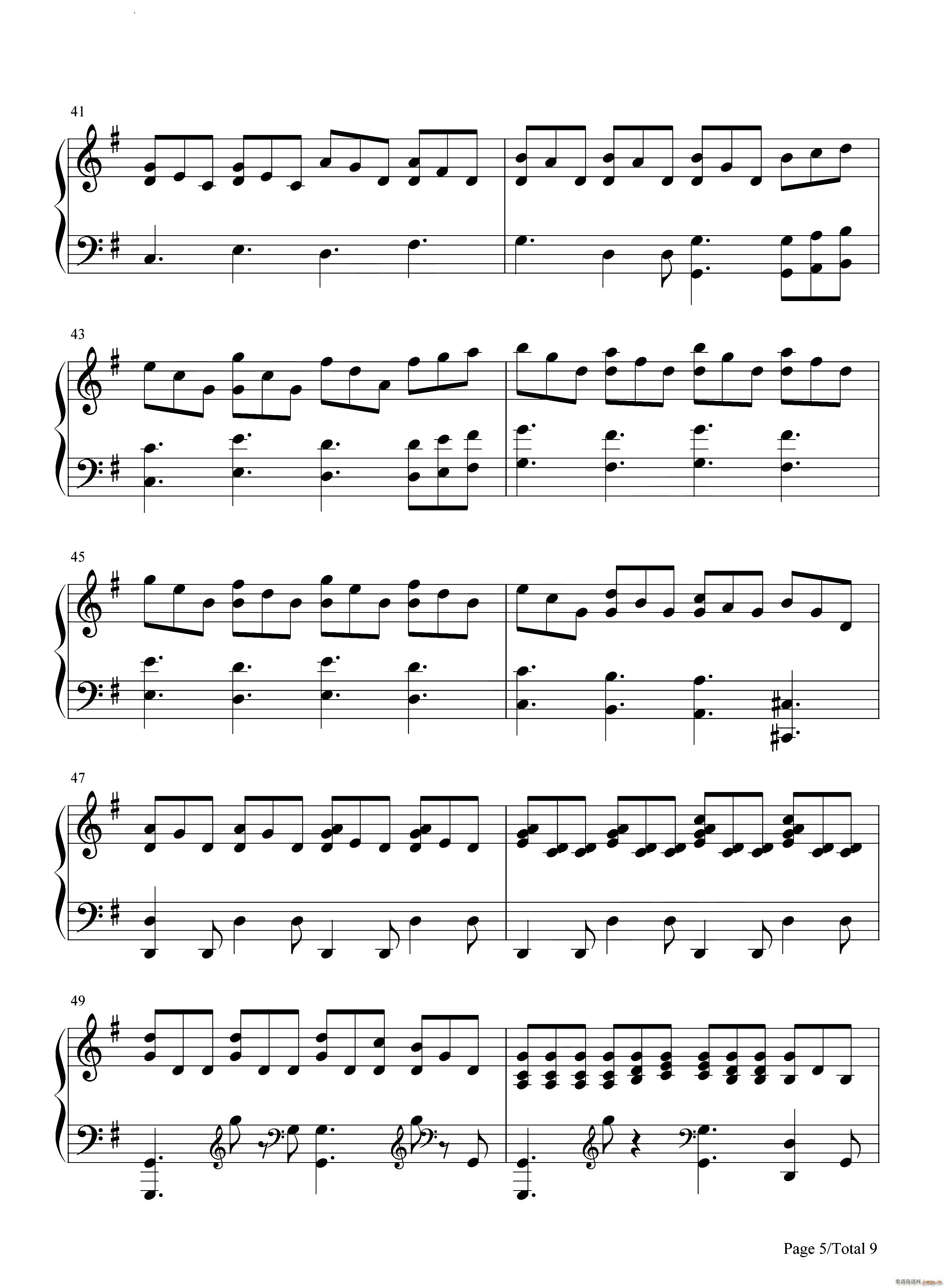 WaterfallJon The Piano Guys(钢琴谱)6