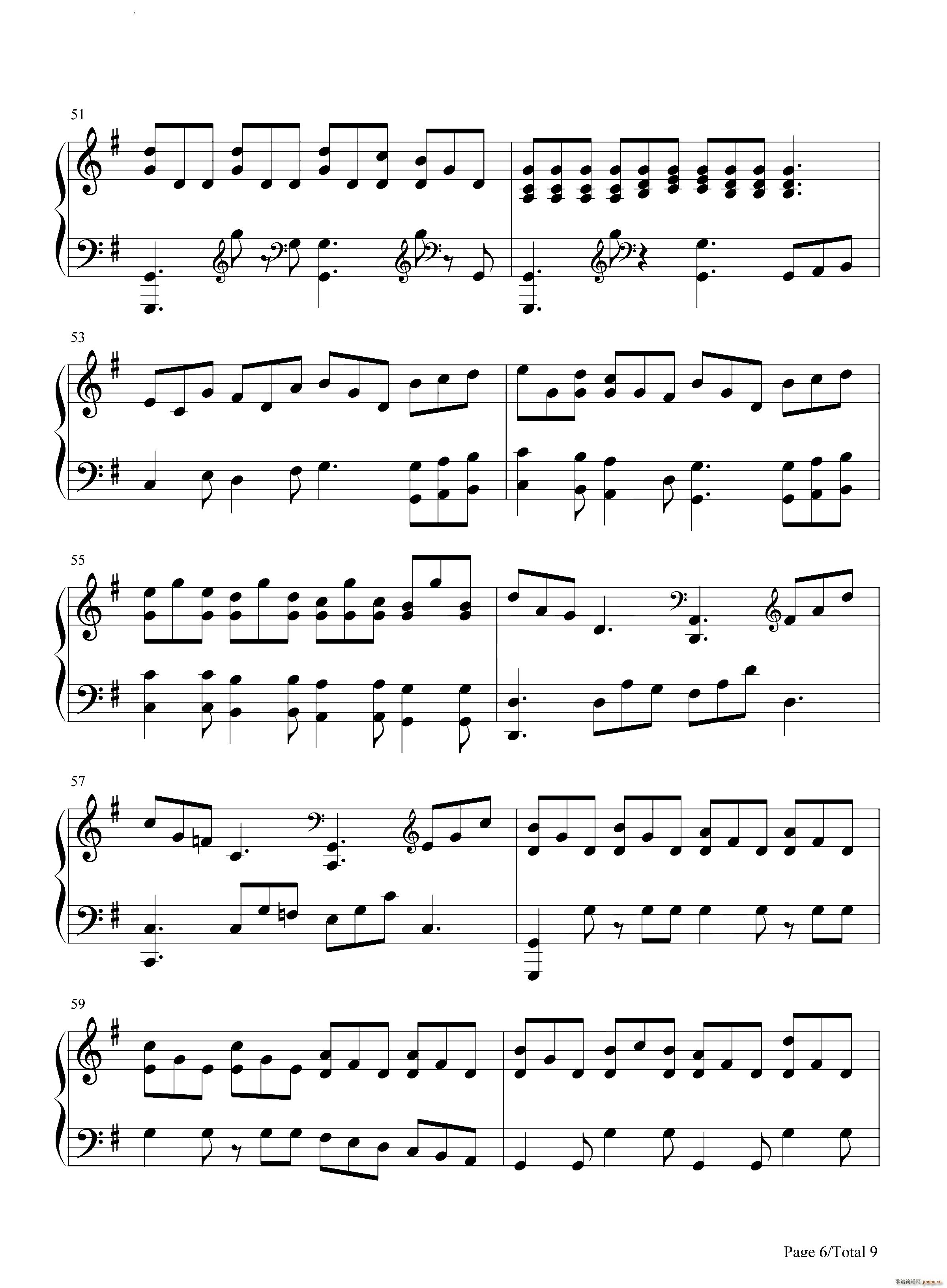 WaterfallJon The Piano Guys(钢琴谱)7