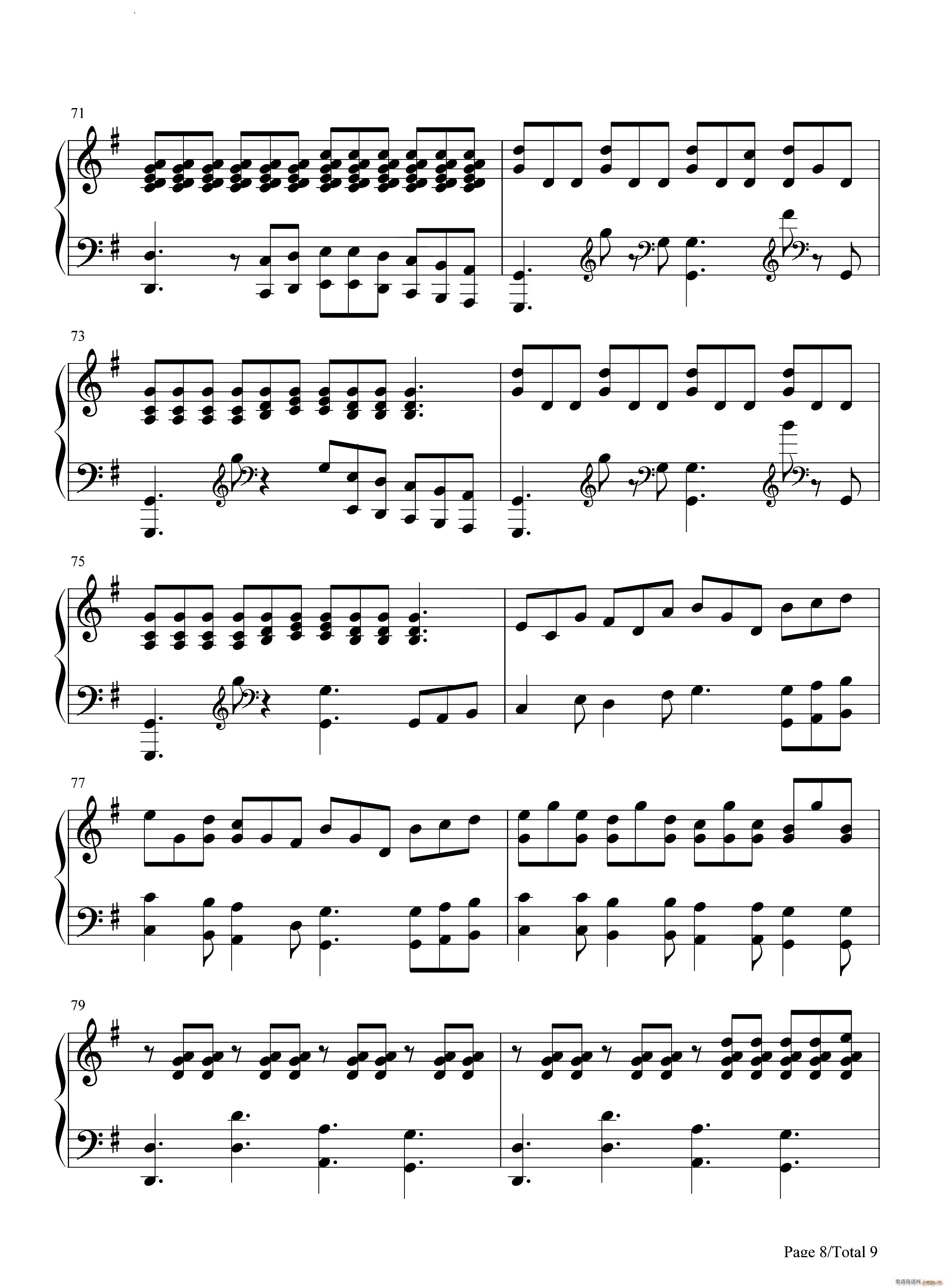 WaterfallJon The Piano Guys(钢琴谱)9