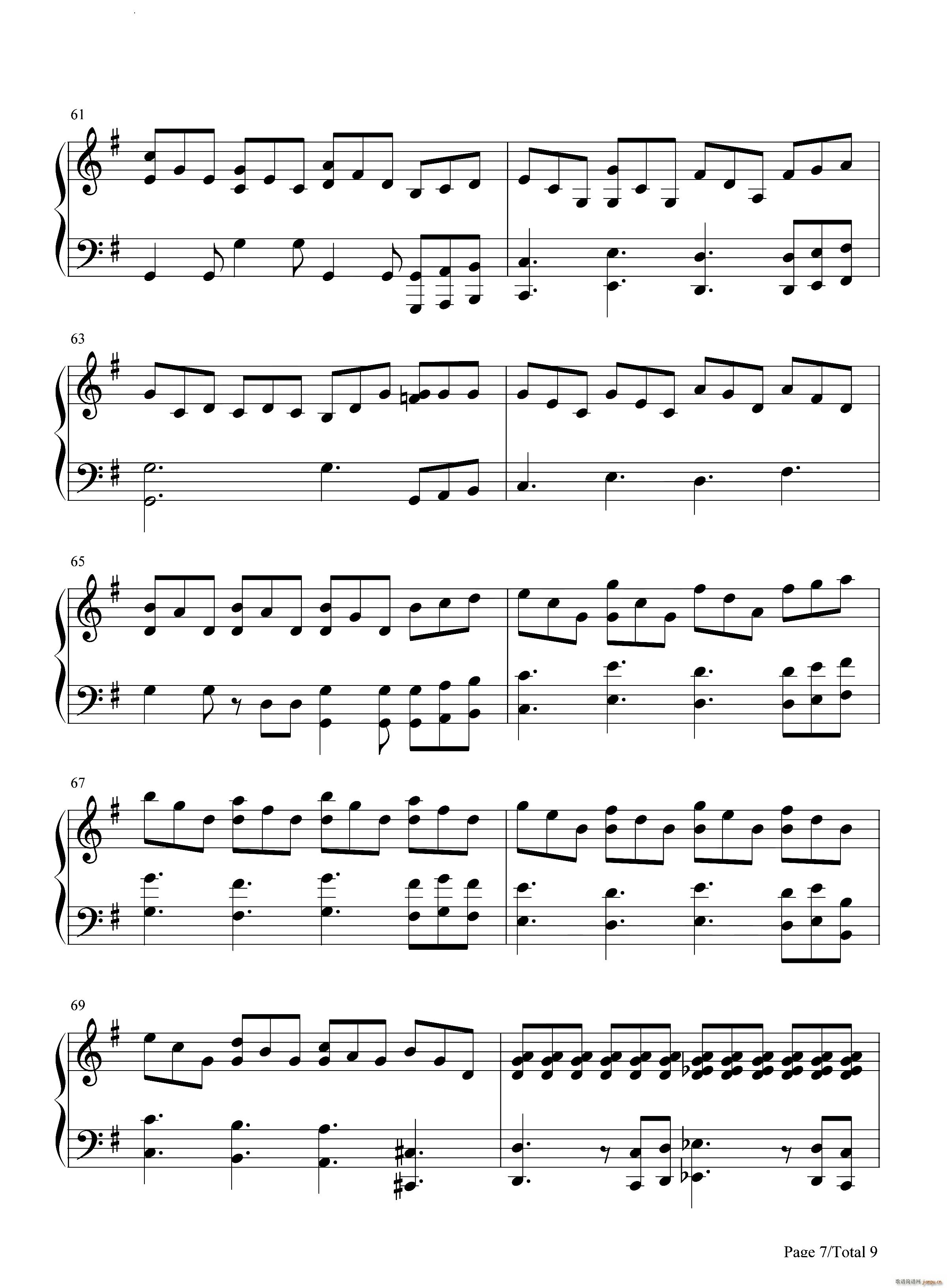 WaterfallJon The Piano Guys(钢琴谱)8