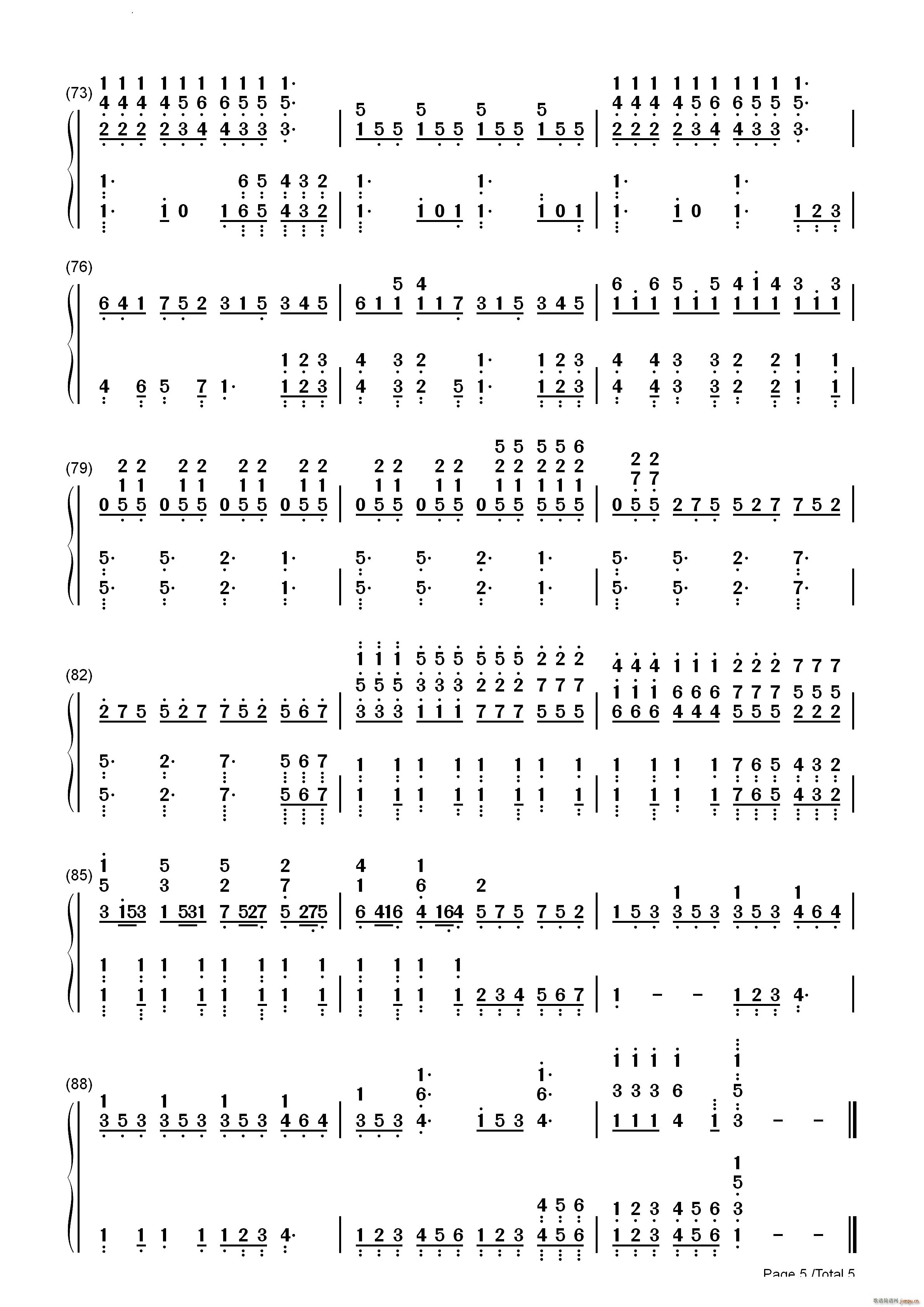 WaterfallJon The Piano Guys(钢琴谱)15