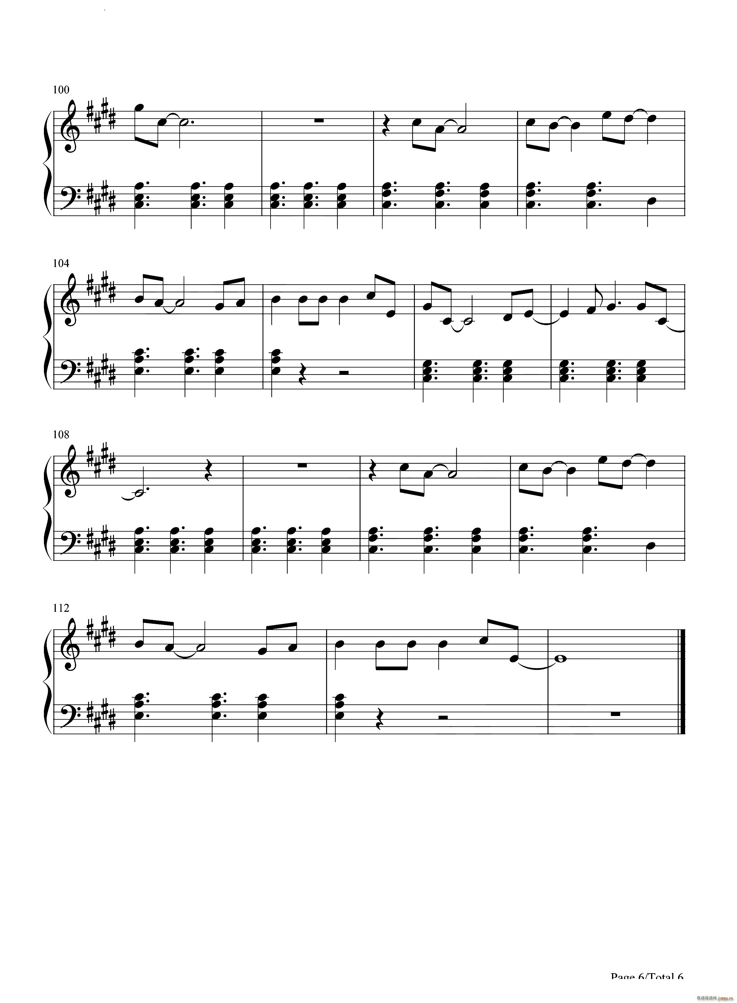 MiracleCalvin Harris ft Ellie Goulding(钢琴谱)7