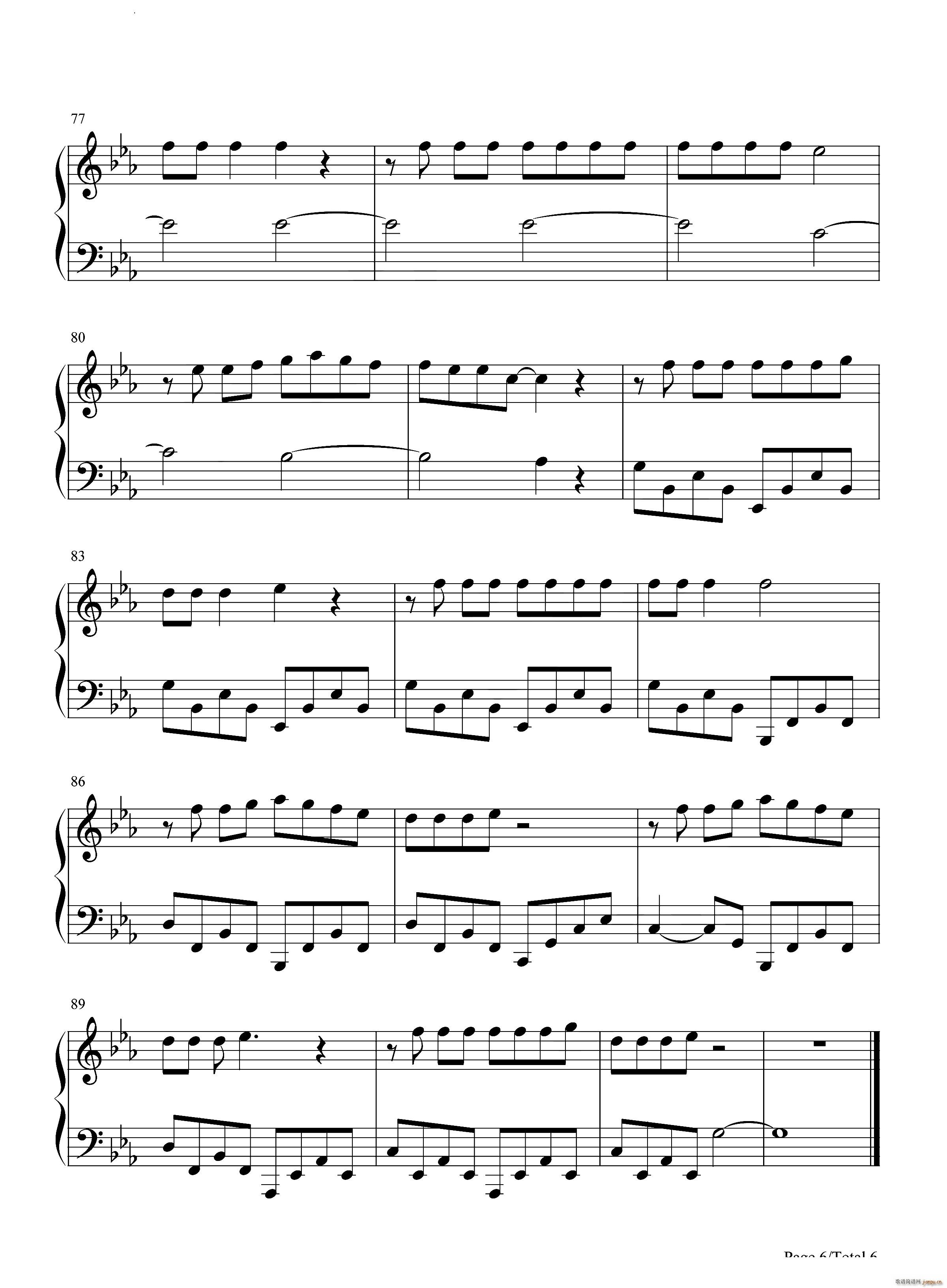 Wish You the Best(钢琴谱)7