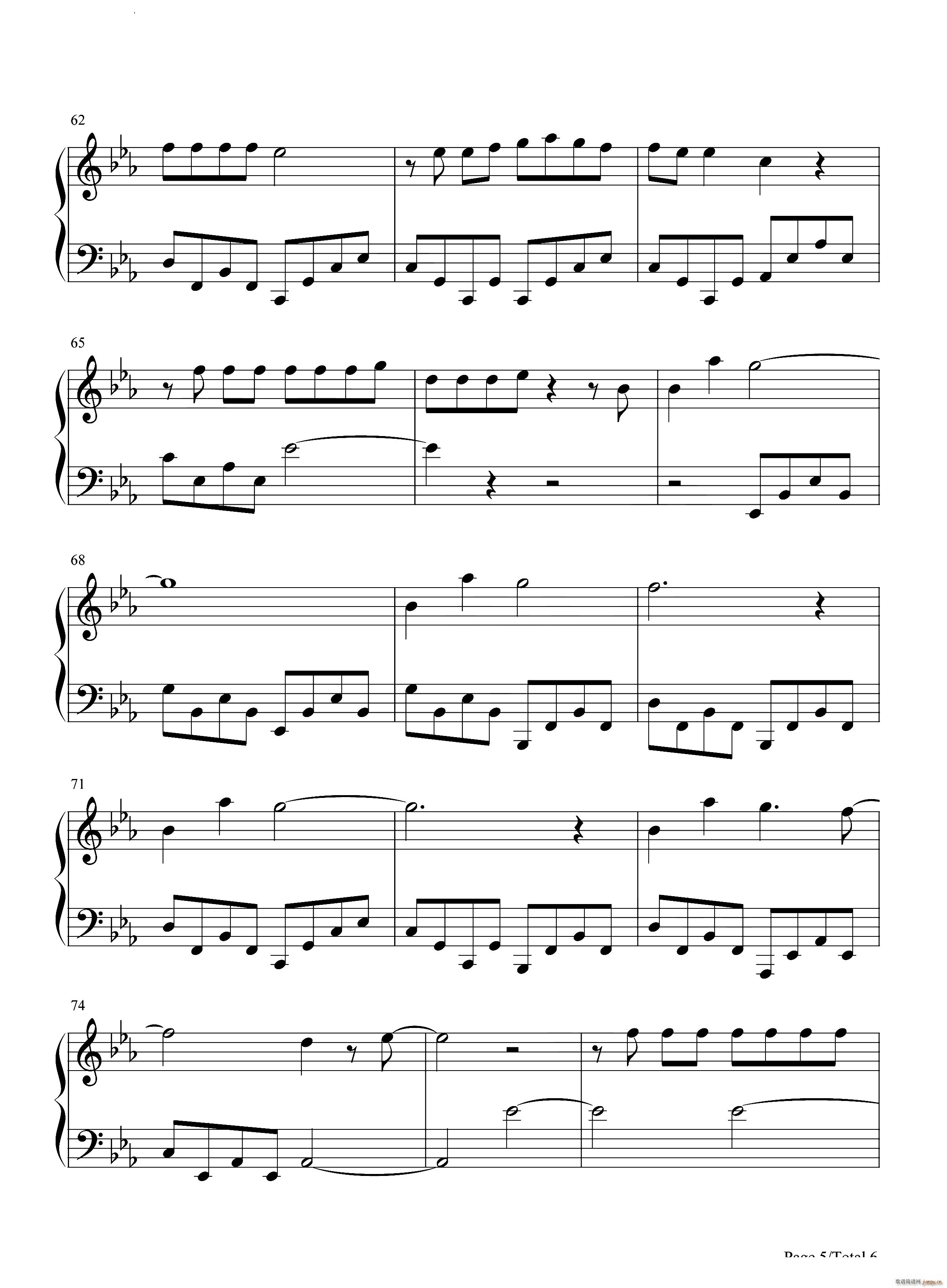 Wish You the Best(钢琴谱)6