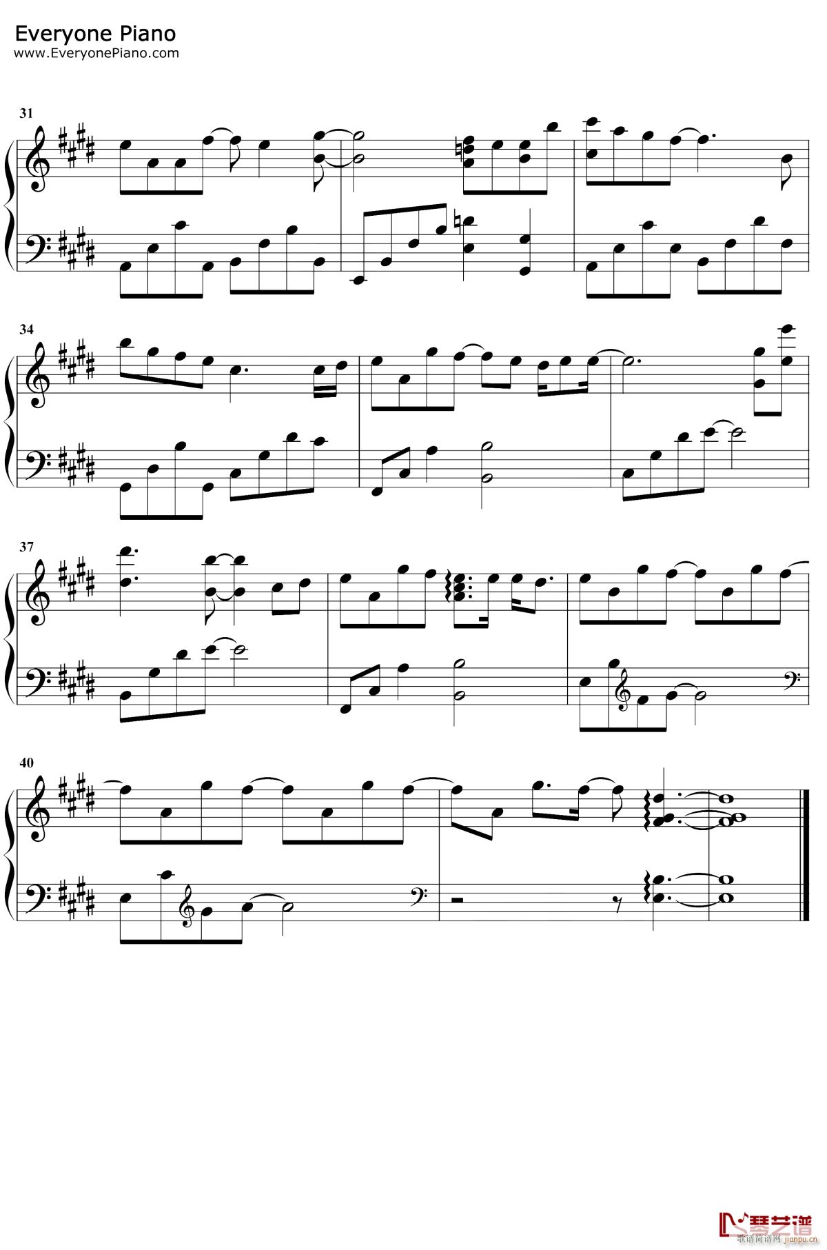 等风雨经过(钢琴谱)3