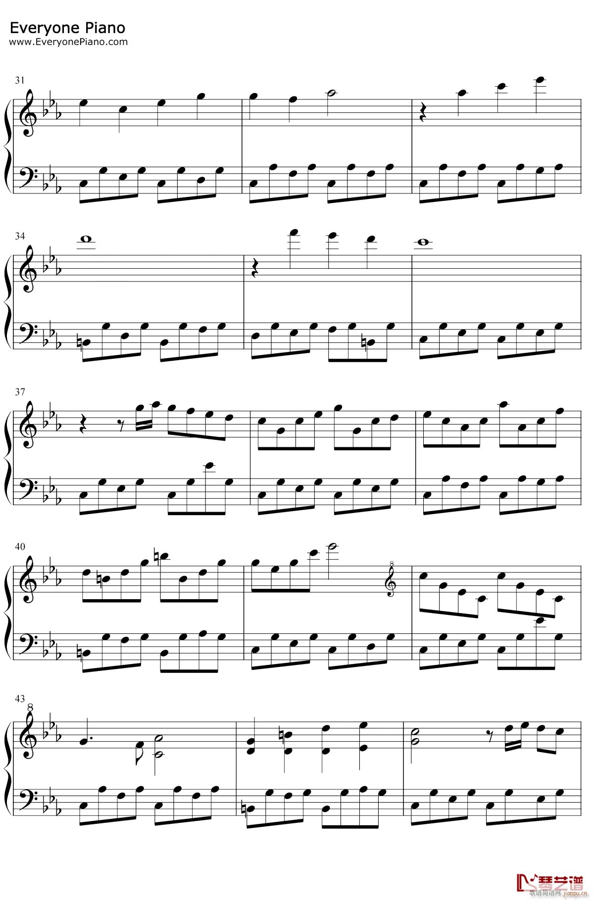 黑暗花园(钢琴谱)3