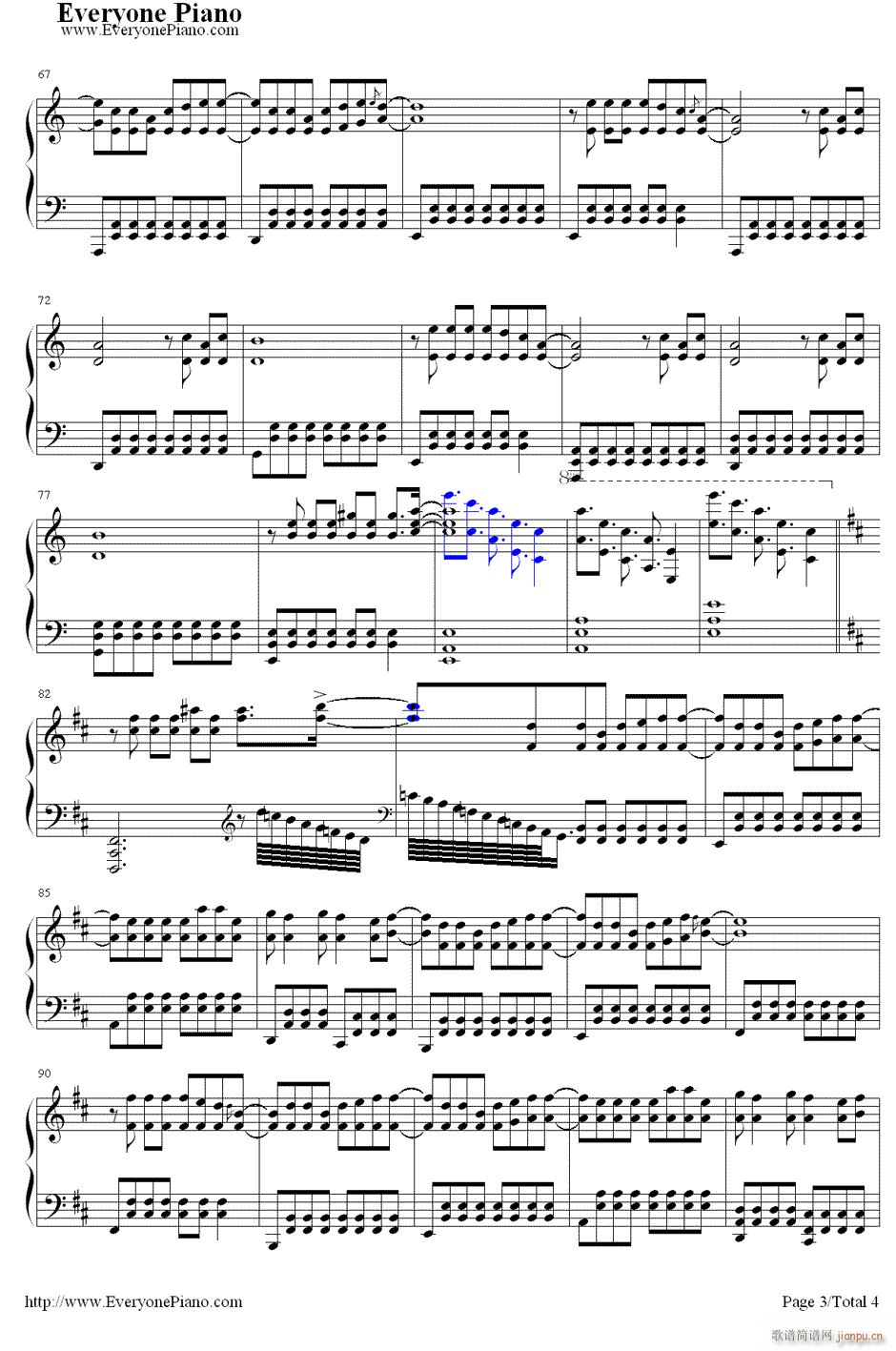 黑暗骑士(钢琴谱)3