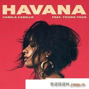 Havana 钢琴演奏版(钢琴谱)1