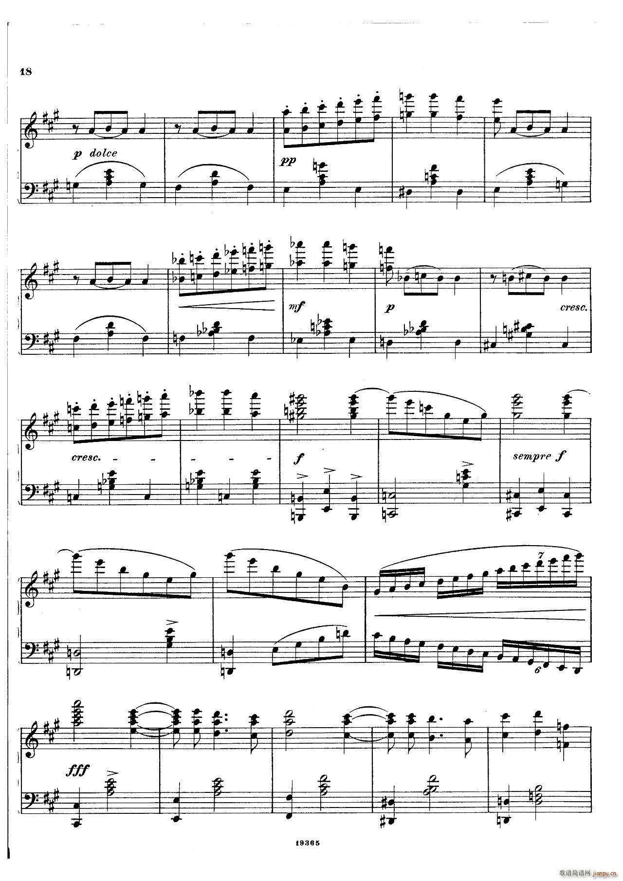 封 泽姆林斯基 Landliche Tanzee Op 1 乡村舞曲(钢琴谱)17